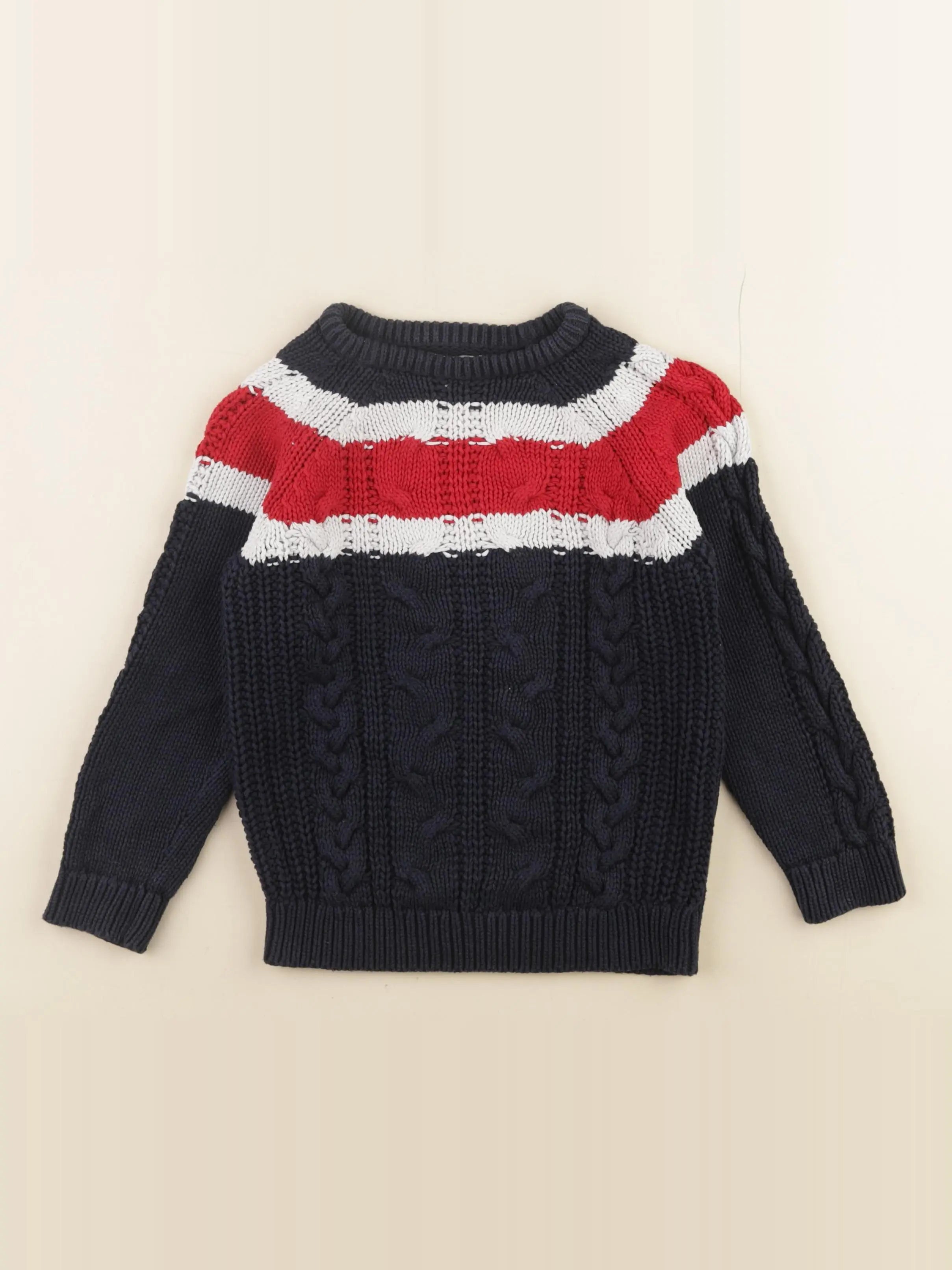 Vertbaudet - pull bleu - 6 ans