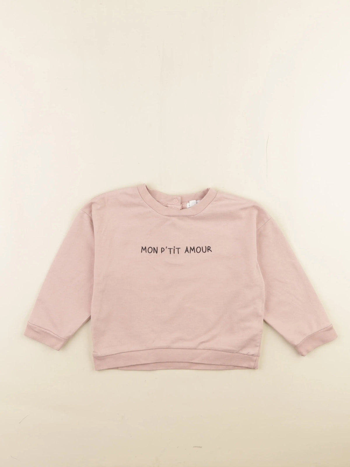 Vertbaudet - sweat rose - 36 mois