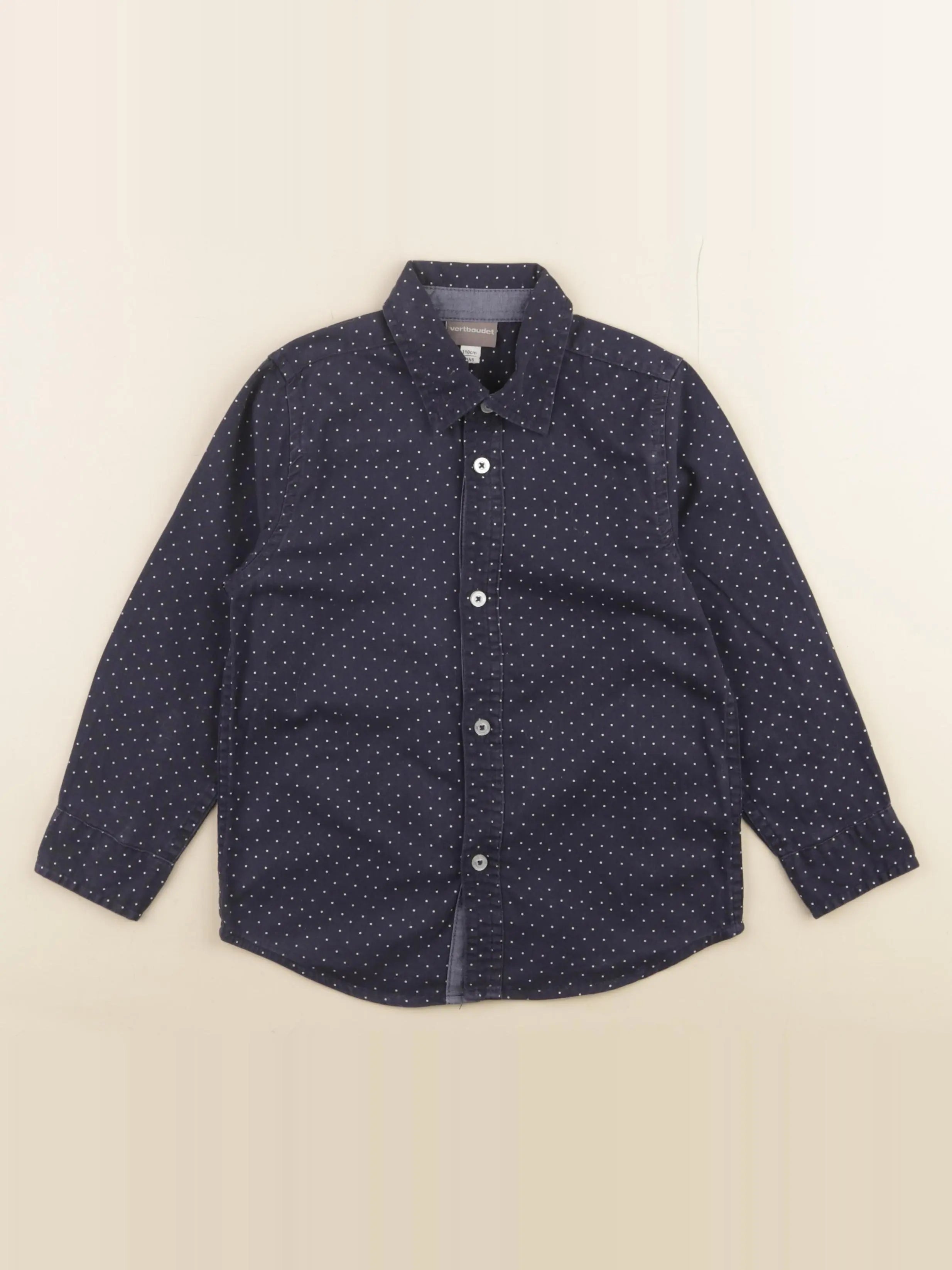 Vertbaudet - chemise bleu - 5 ans