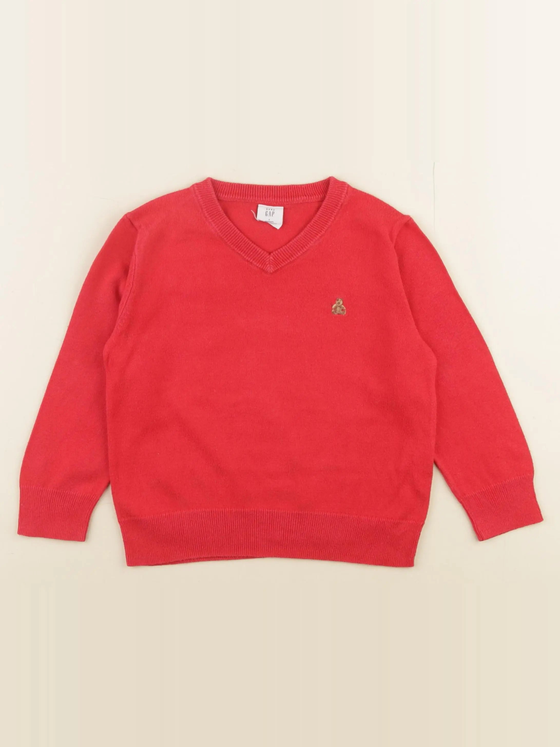GAP - pull rouge - 2 ans