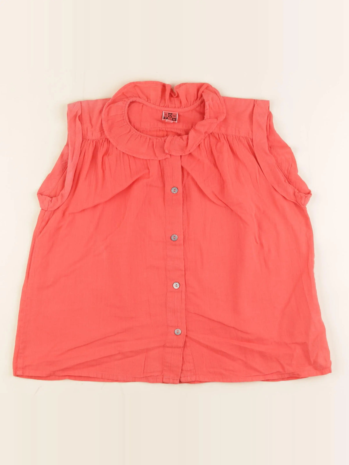 Bonton - blouse rouge - 8 ans