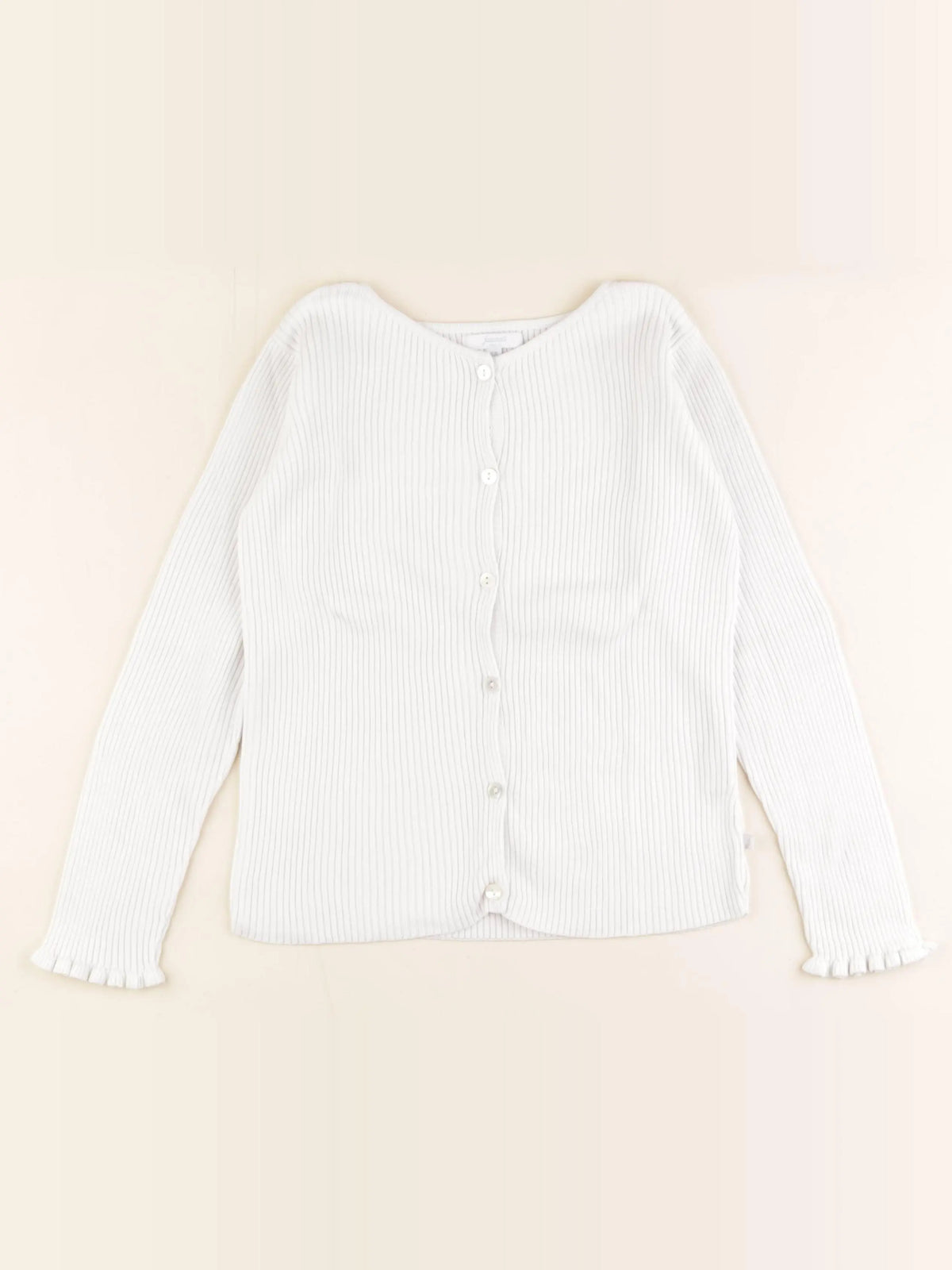 Jacadi - gilet blanc - 8 ans