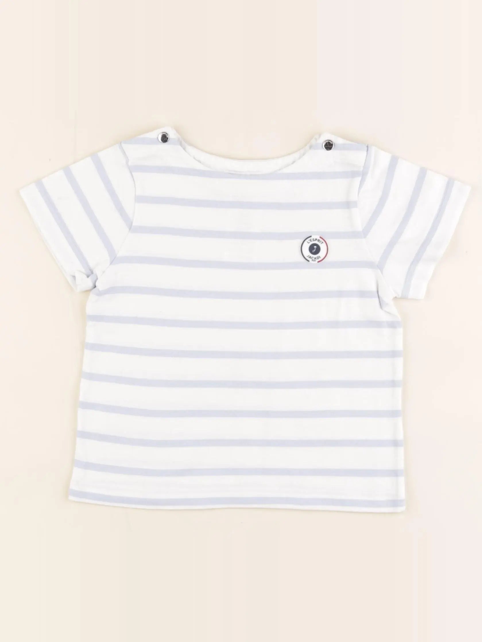 Jacadi - tee-shirt bleu - 24 mois