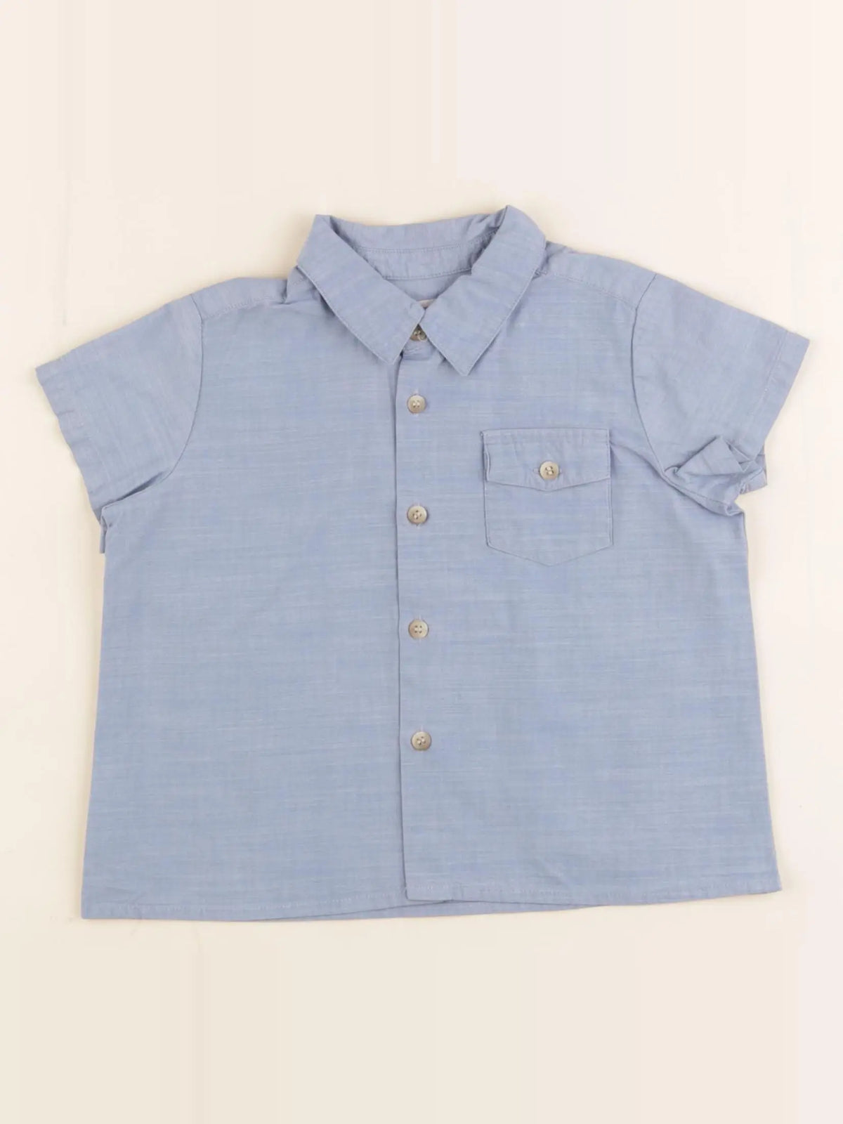 Bonpoint - chemise bleu - 2 ans
