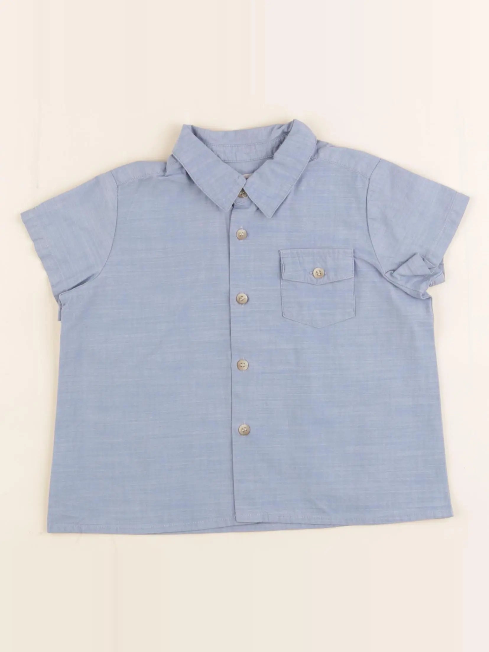 Bonpoint - chemise bleu - 2 ans