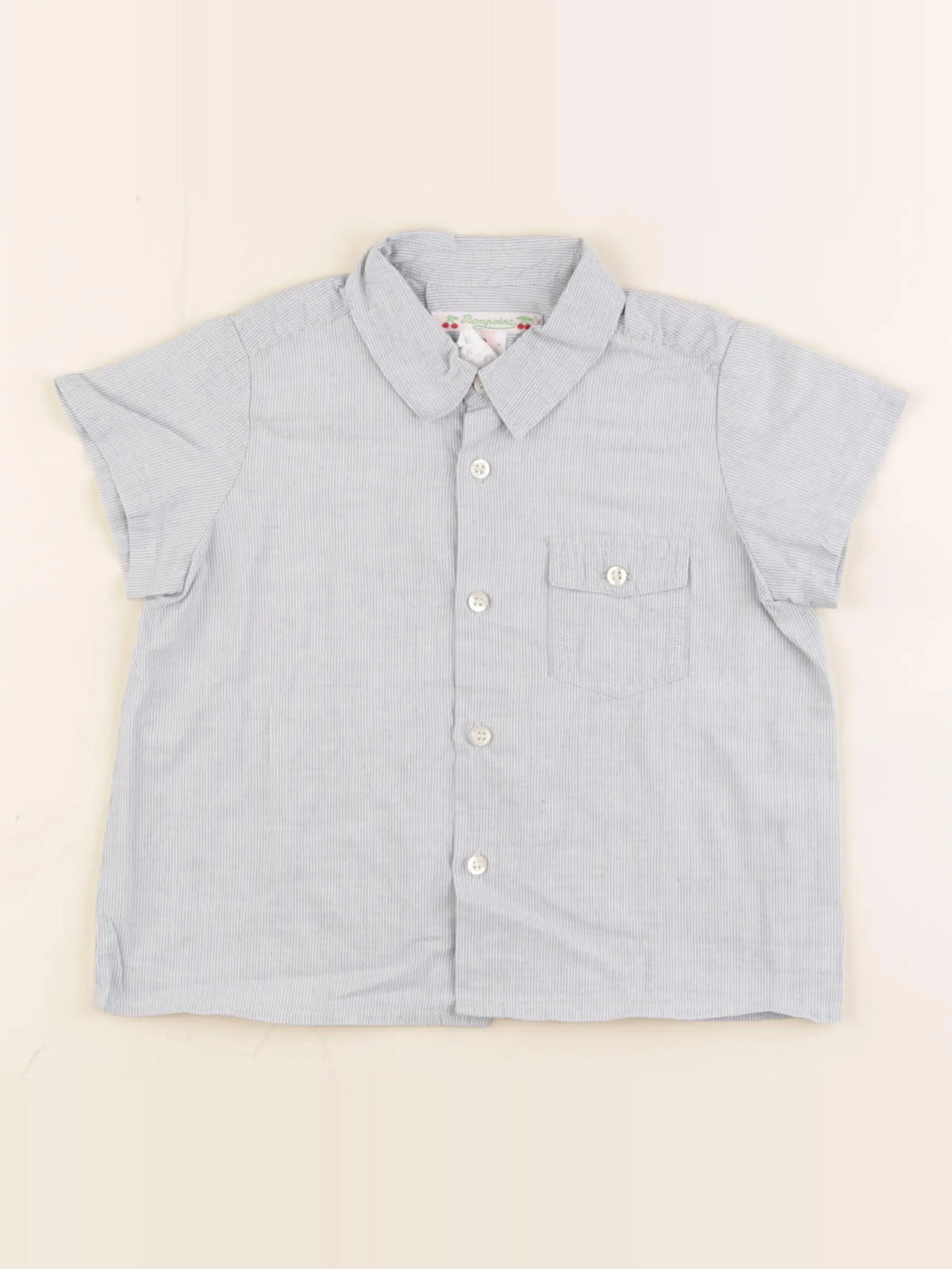 Bonpoint - chemise bleu - 2 ans