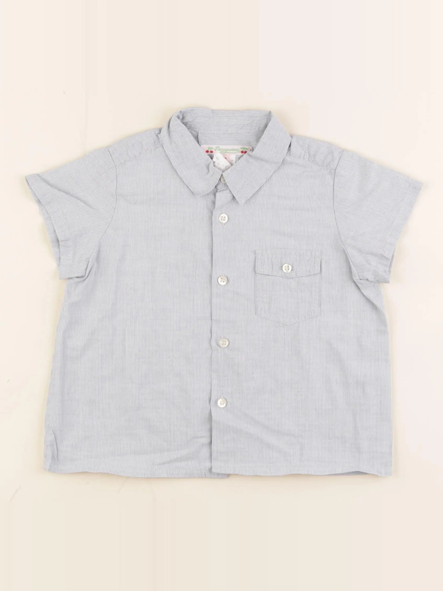 Bonpoint - chemise bleu - 2 ans