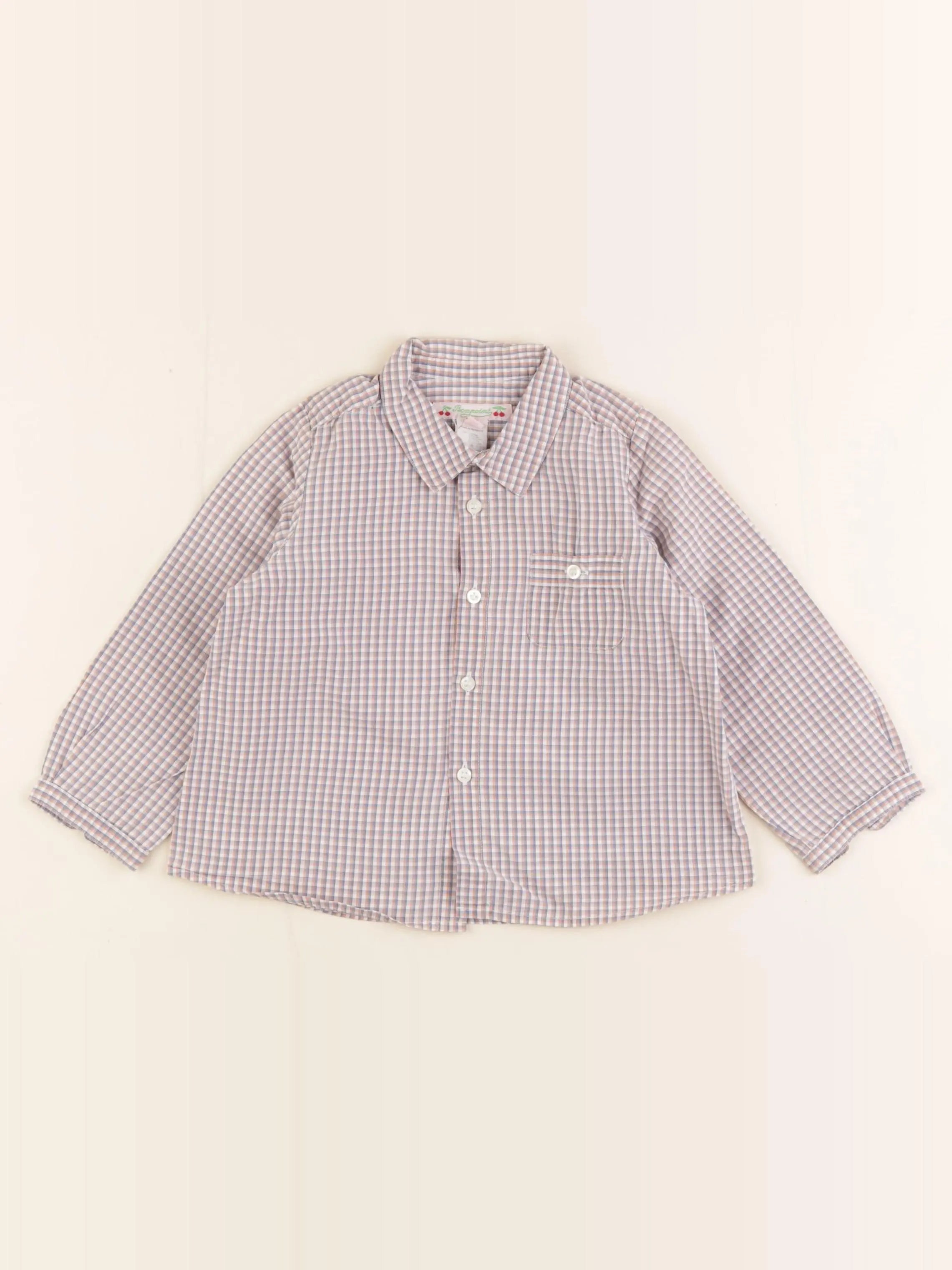 Bonpoint - chemise orange - 2 ans