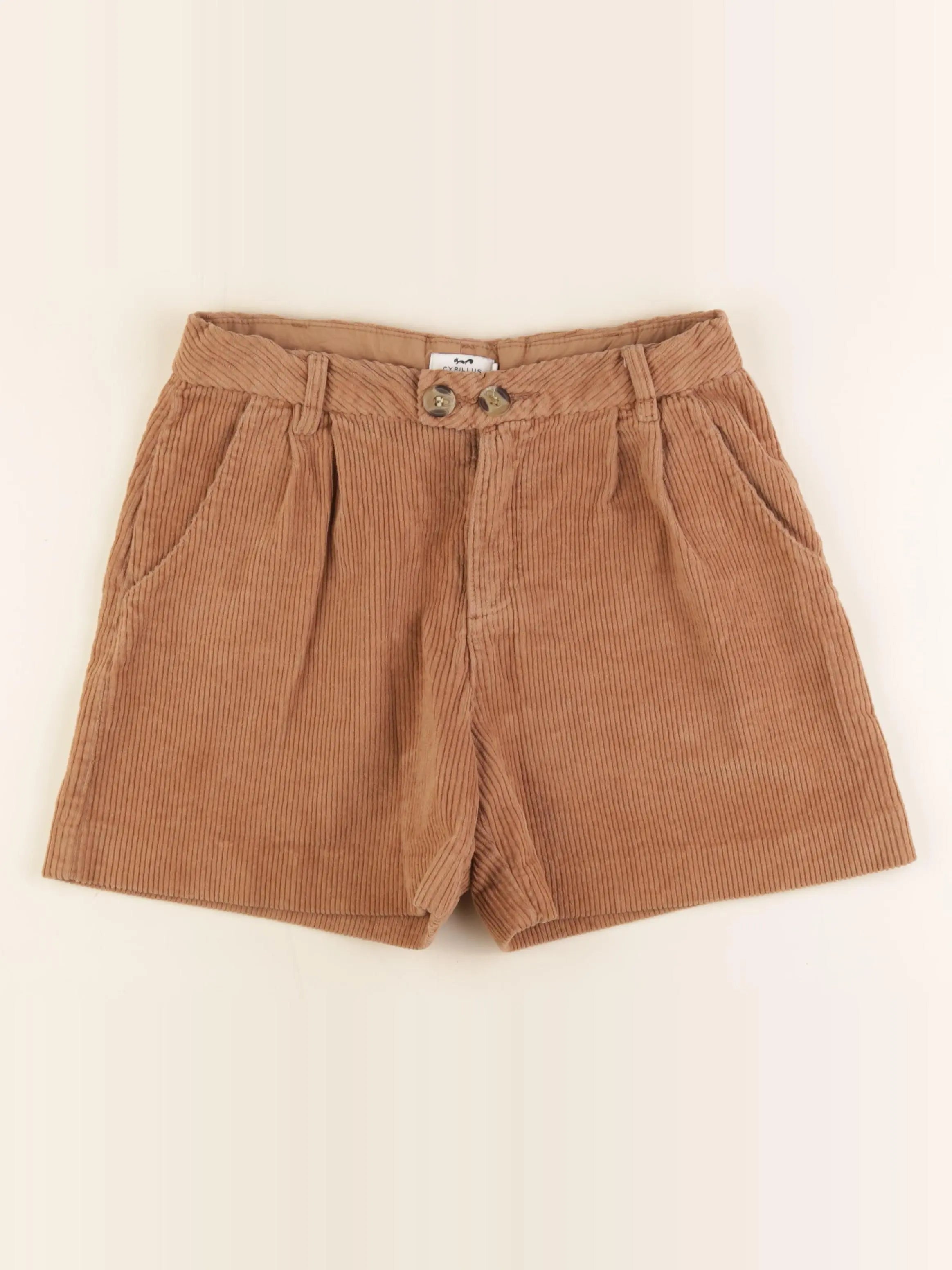 Cyrillus - short marron - 14 ans