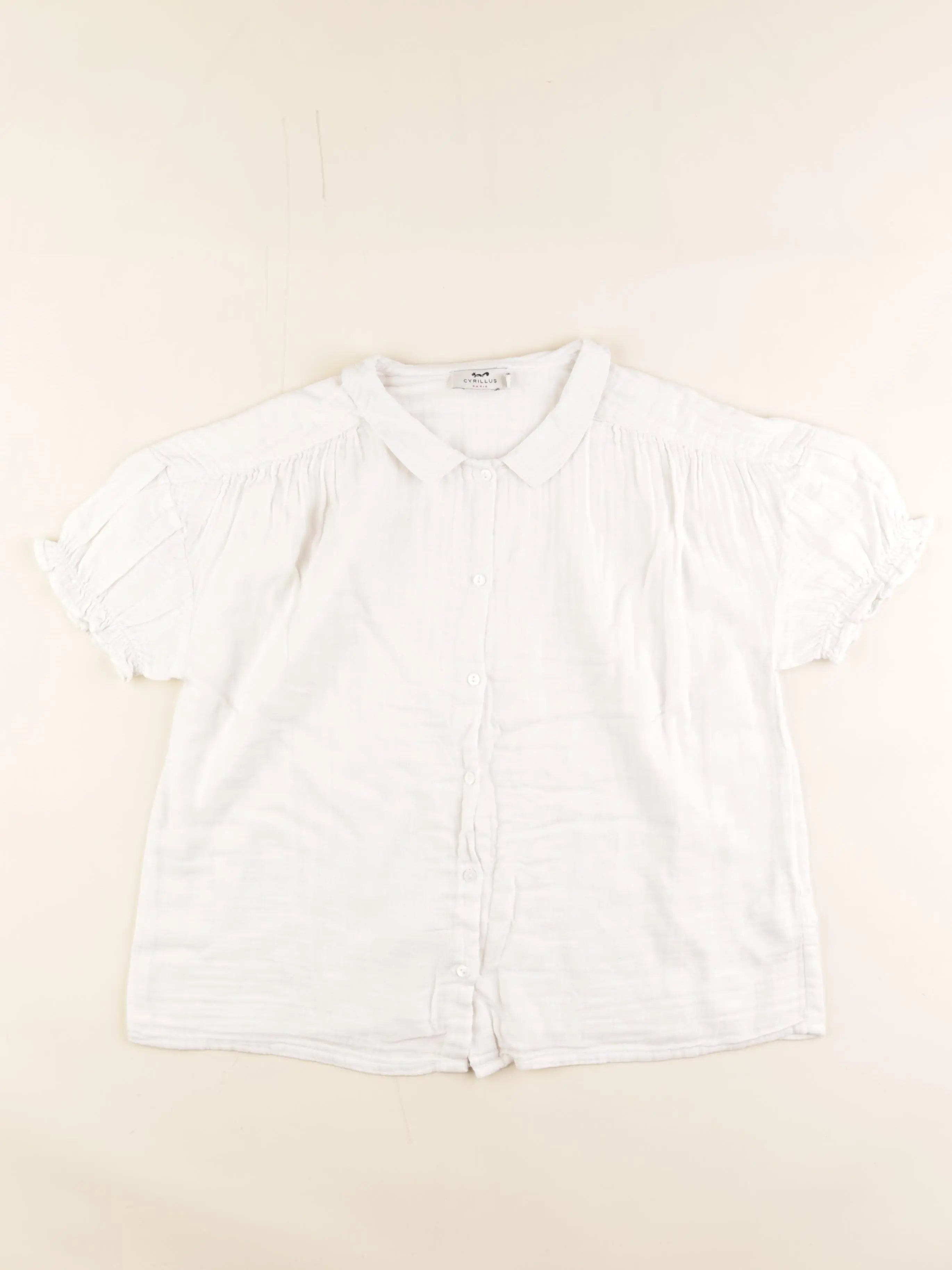 Cyrillus - blouse blanc - 12 ans