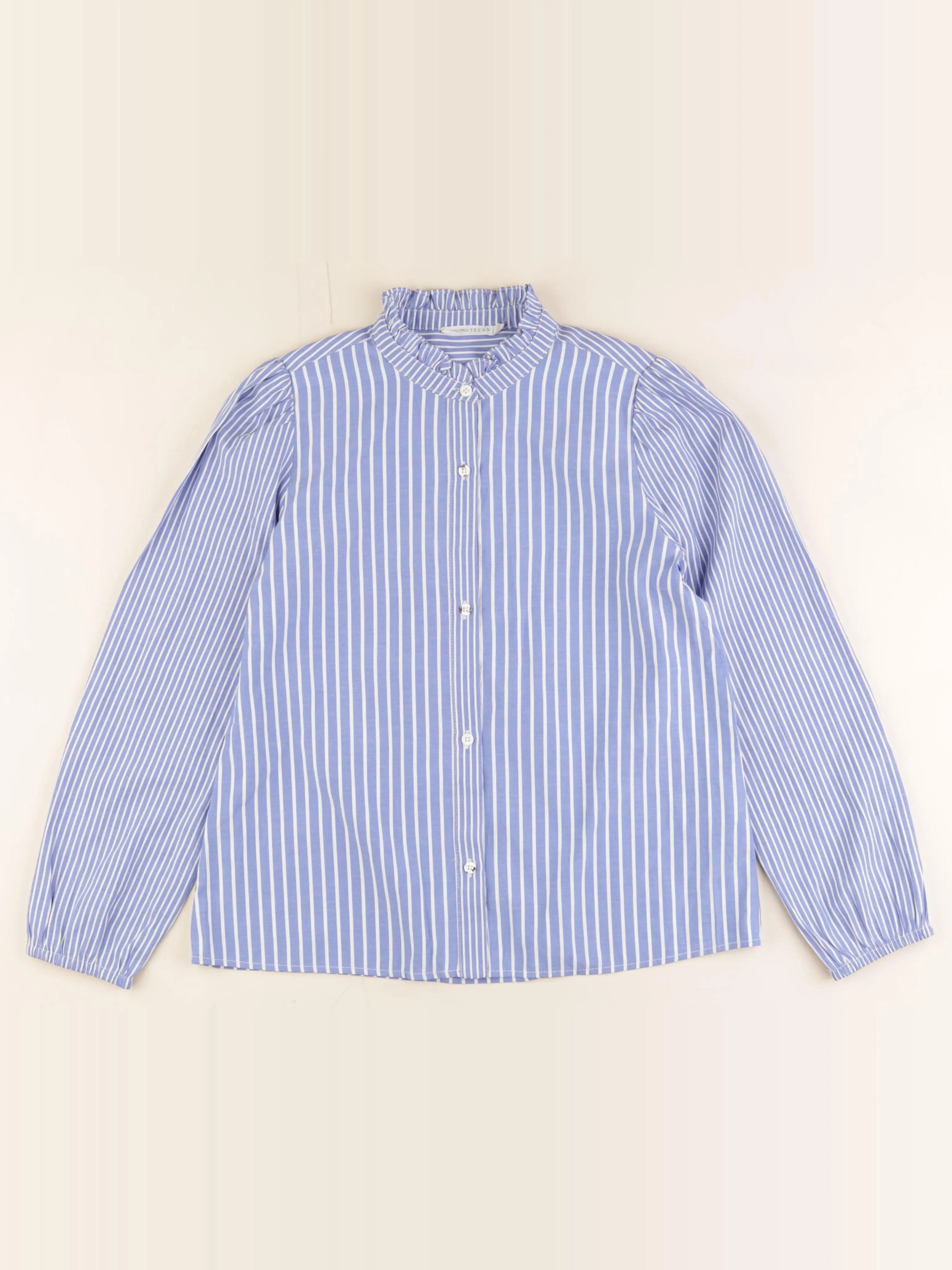 Monoprix - blouse bleu - 12 ans