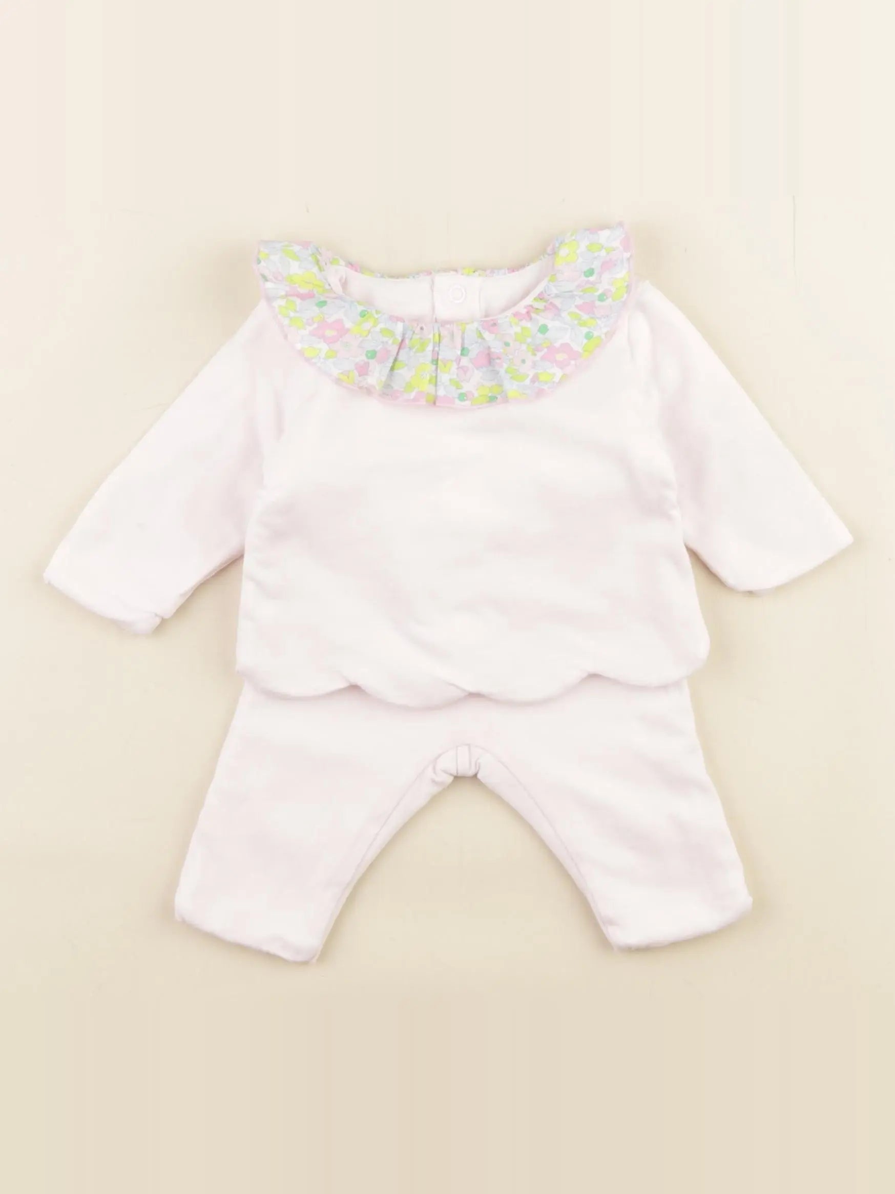 Jacadi - ensemble liberty rose - 1 mois