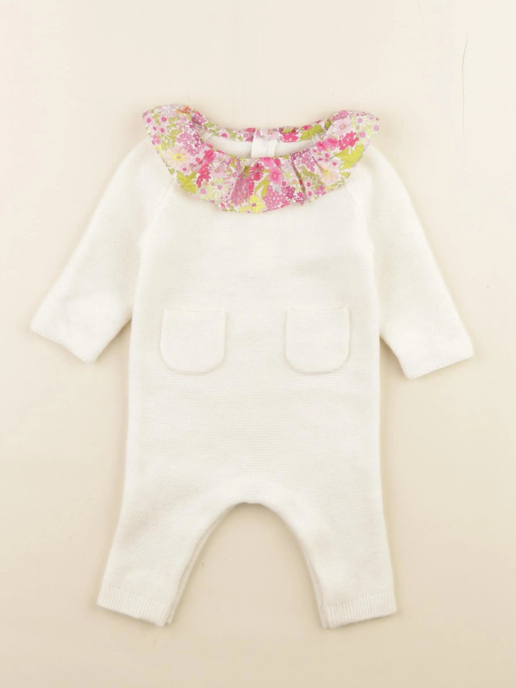 Jacadi - combinaison blanc - 3 mois