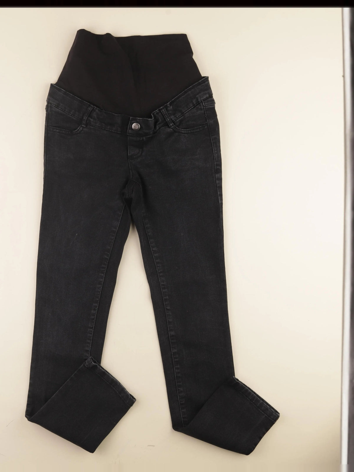 La Halle - jean grossesse noir - 36