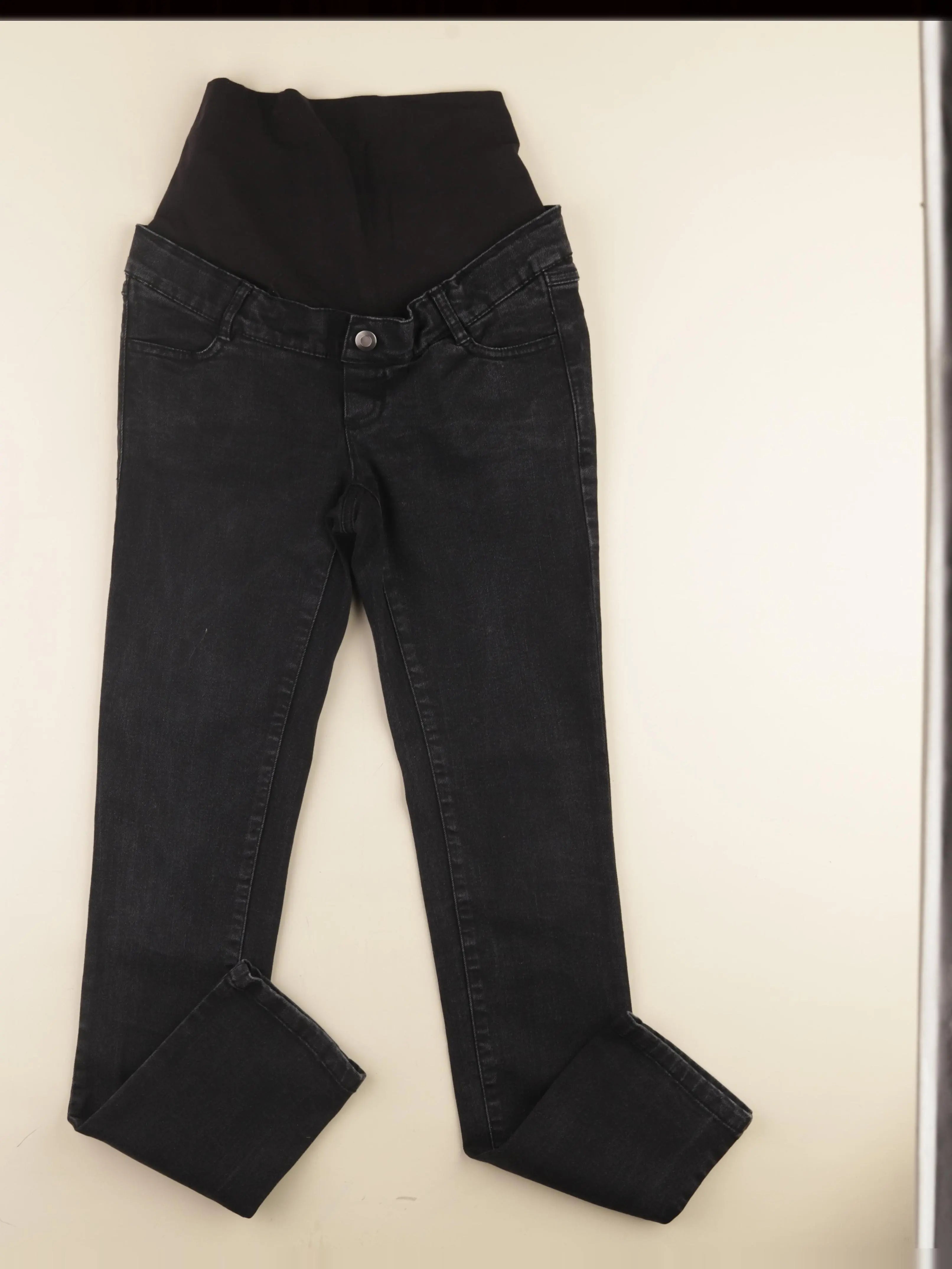 La Halle - jean grossesse noir - 36