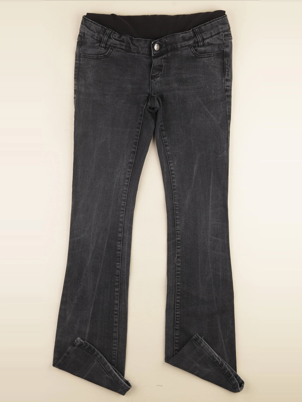 La Halle - jean grossesse noir - 36