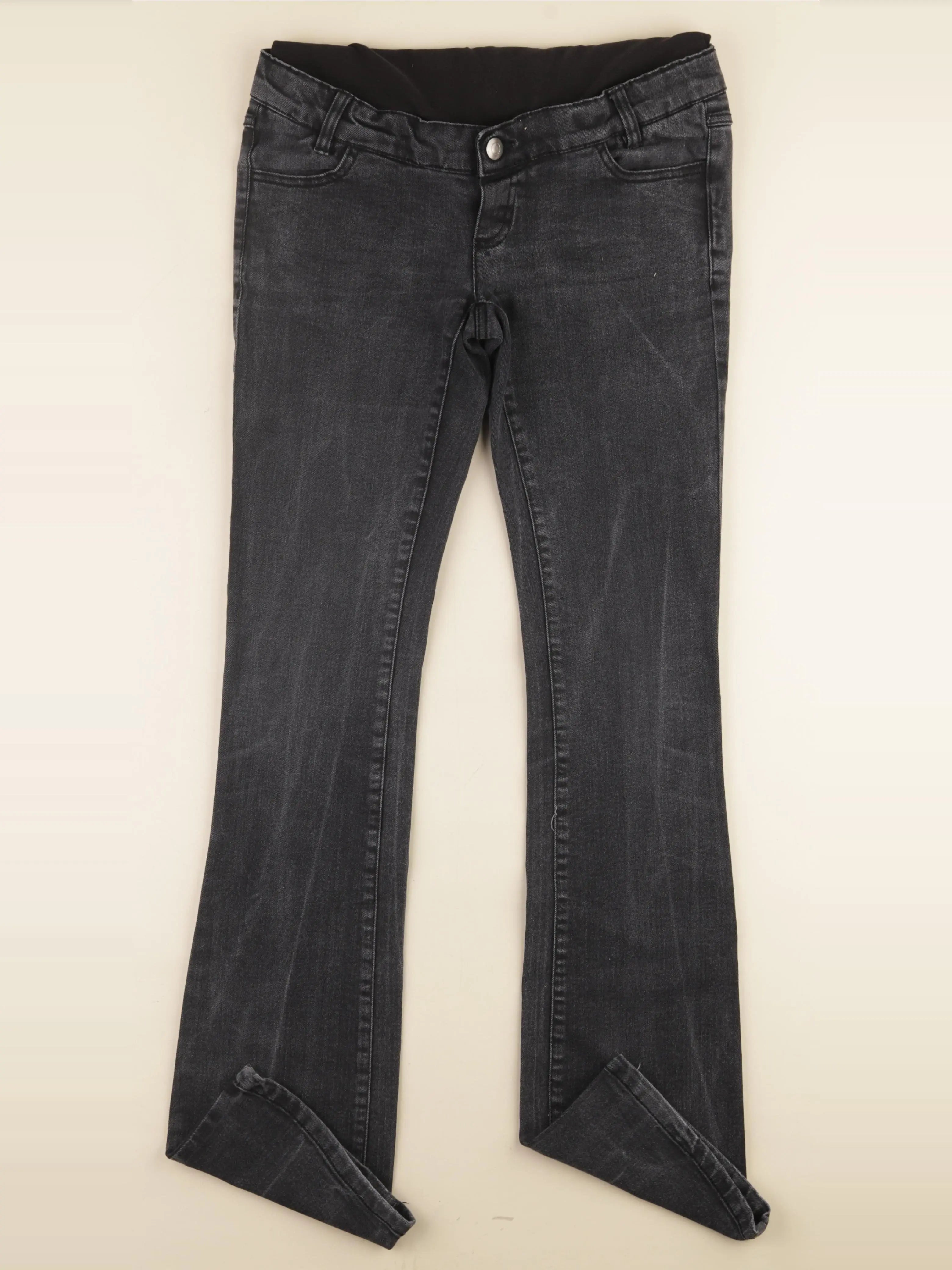 La Halle - jean grossesse noir - 36