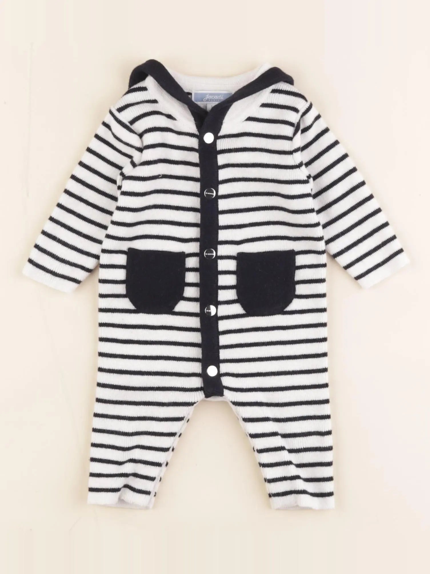 Jacadi - combinaison blanc - 1 mois