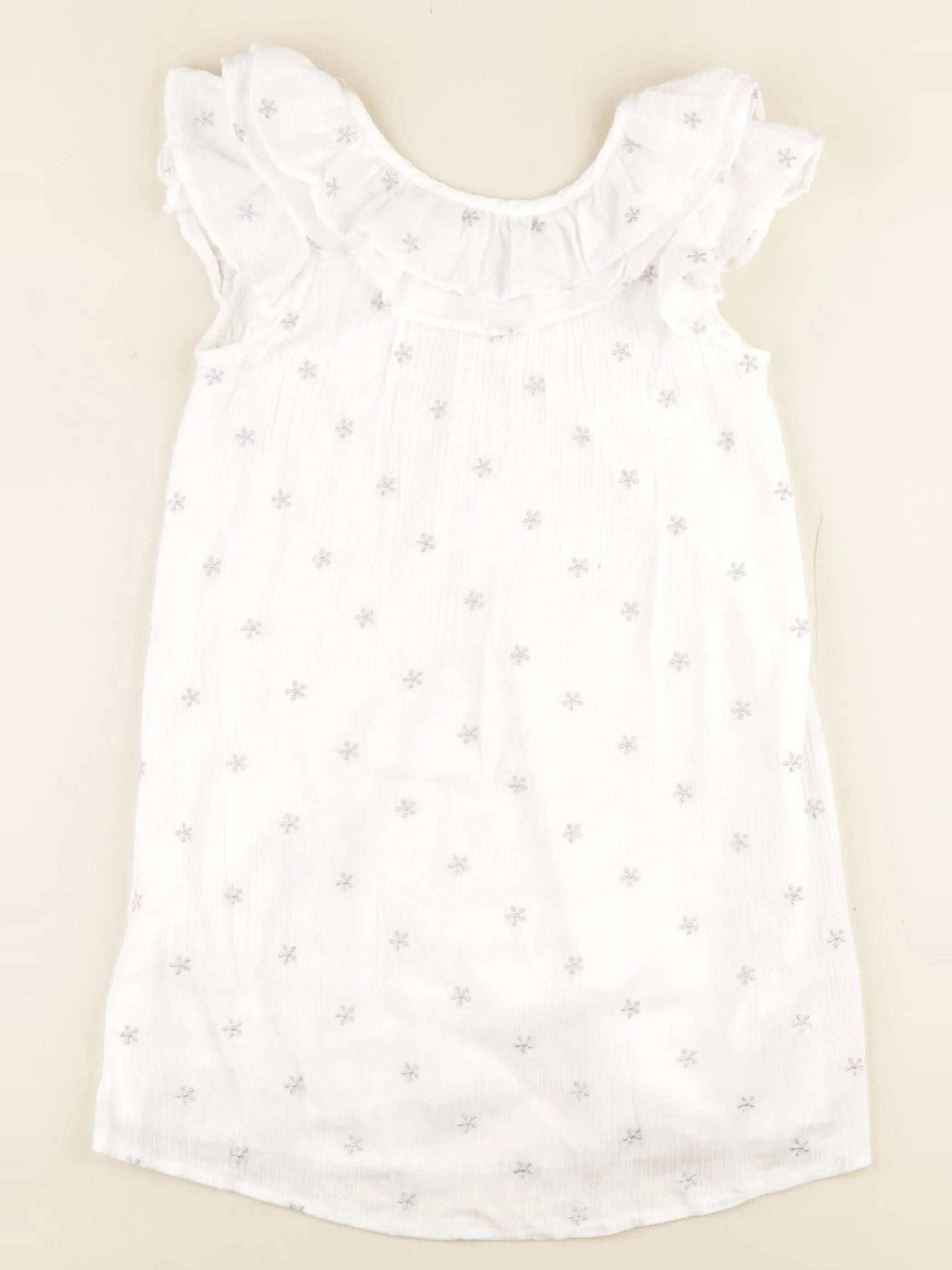 IKKS - robe blanc - 6 ans