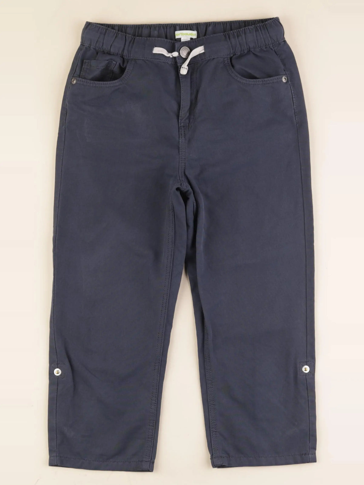 Vertbaudet - pantacourt bleu - 9 ans