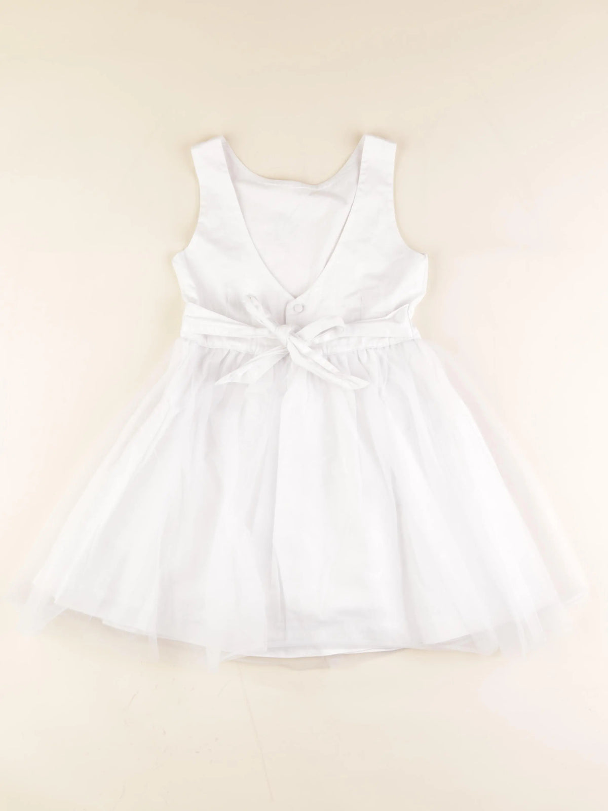 Vertbaudet - robe blanc - 7 ans