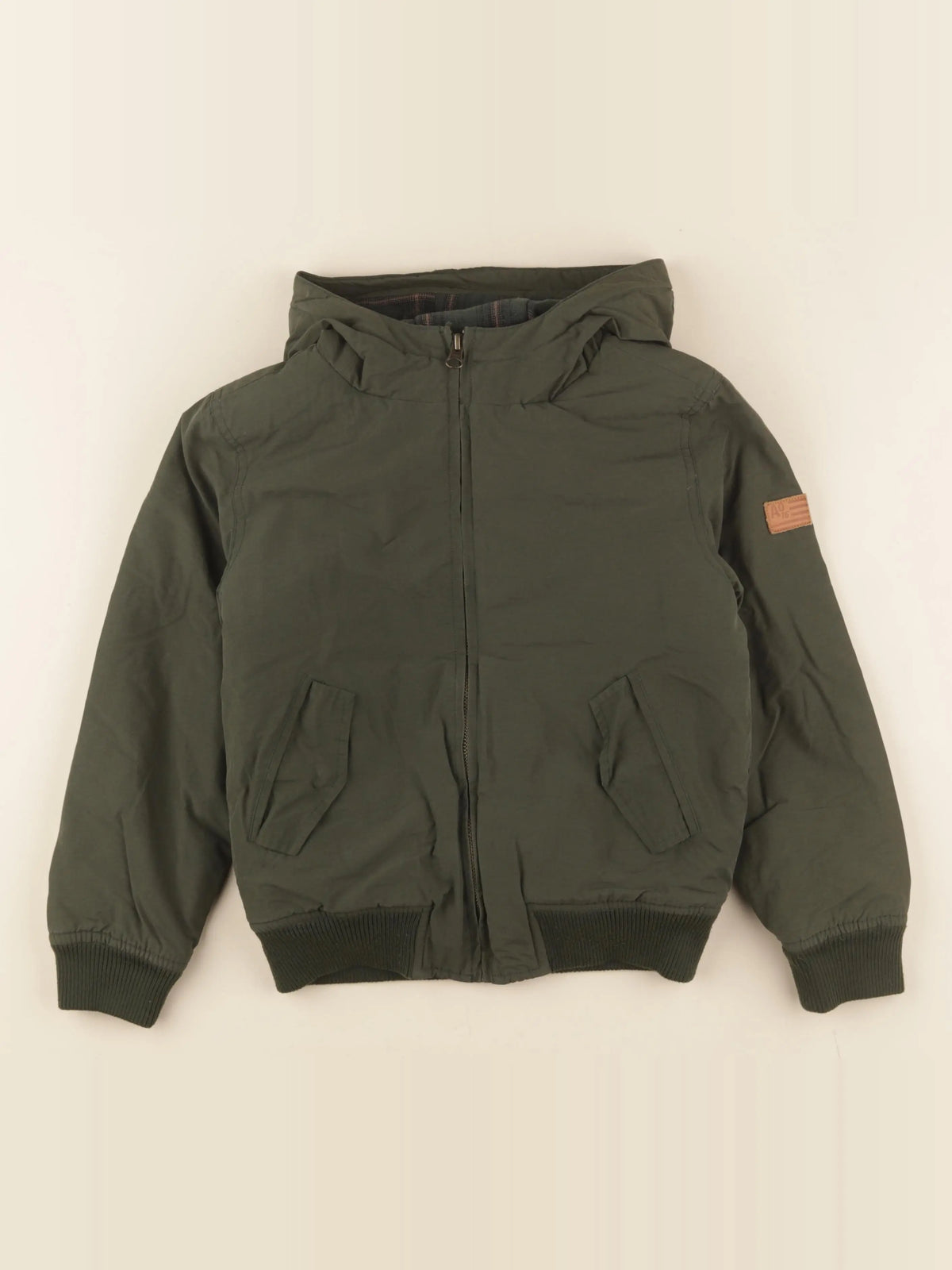 American Outfitters - veste doublé vert - 8 ans