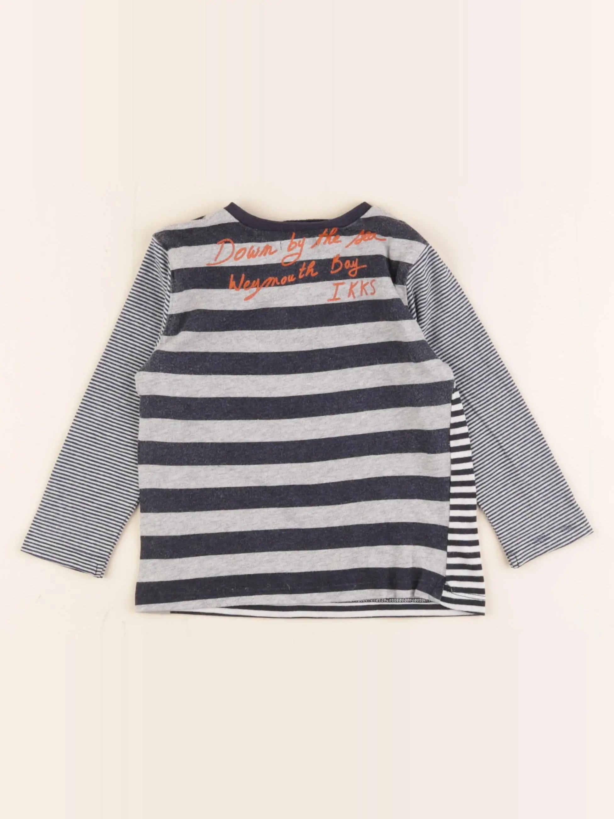 IKKS - tee-shirt bleu - 18 mois