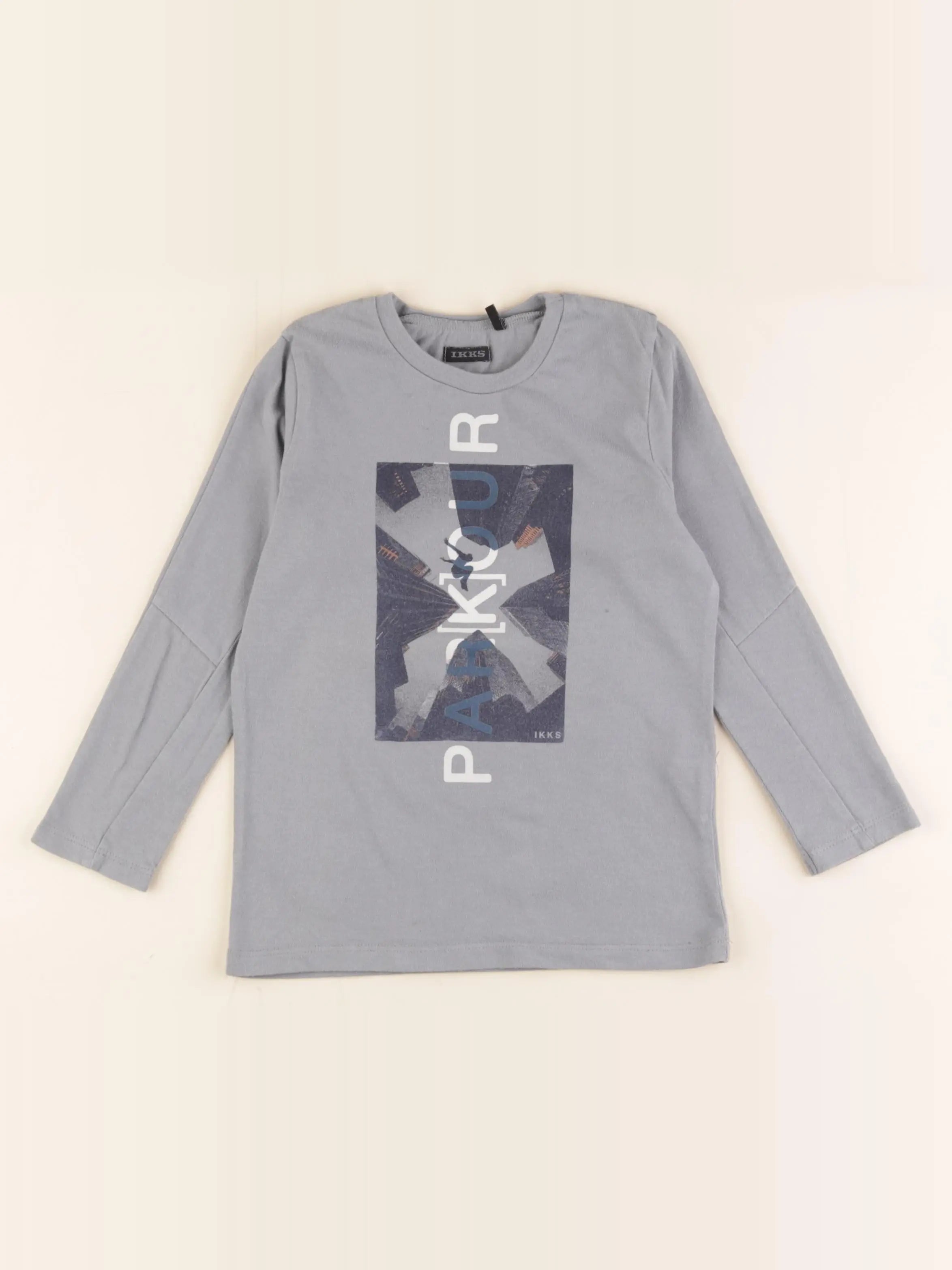IKKS - tee-shirt bleu - 4 ans