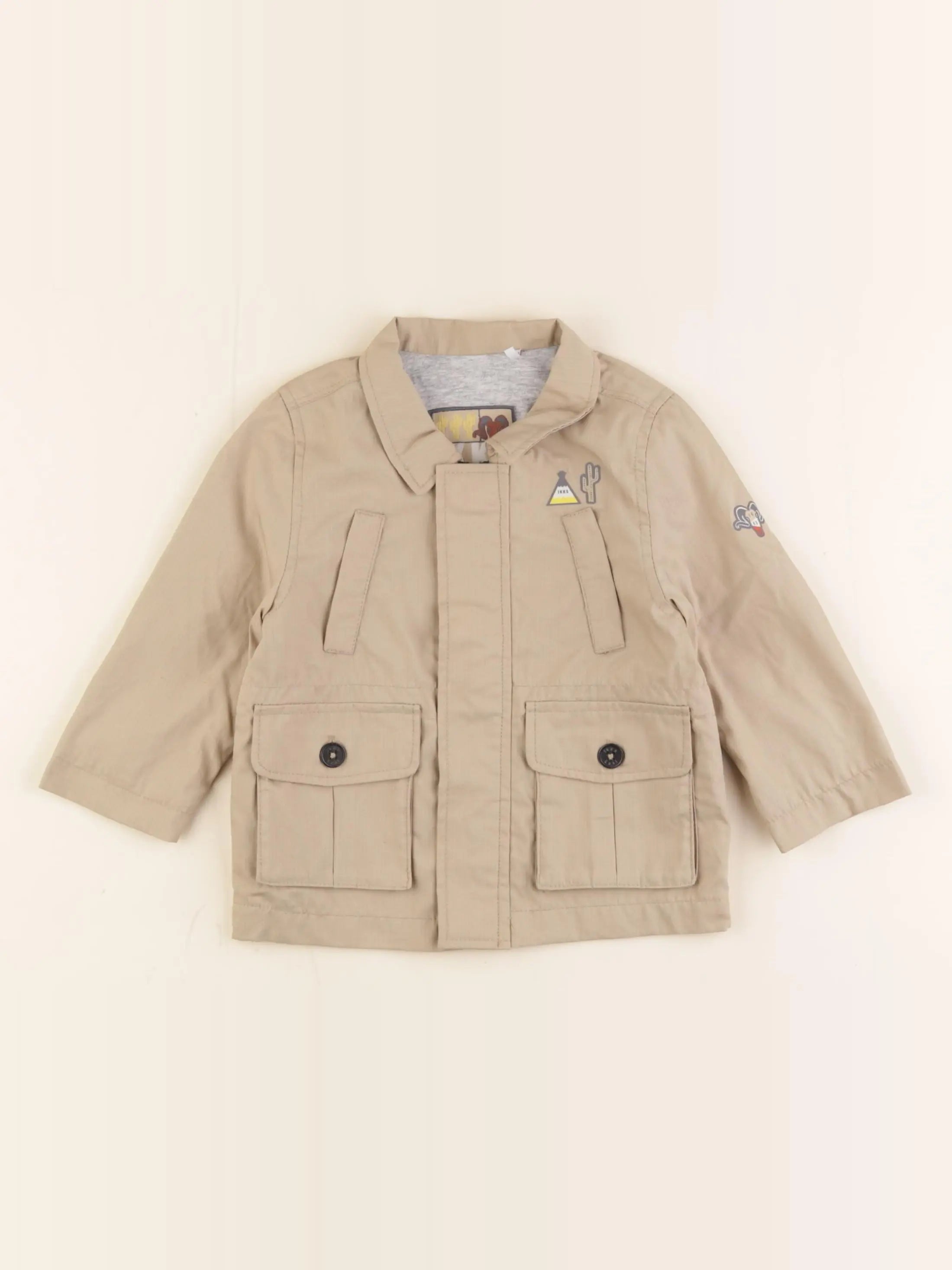 IKKS - veste beige - 12 mois