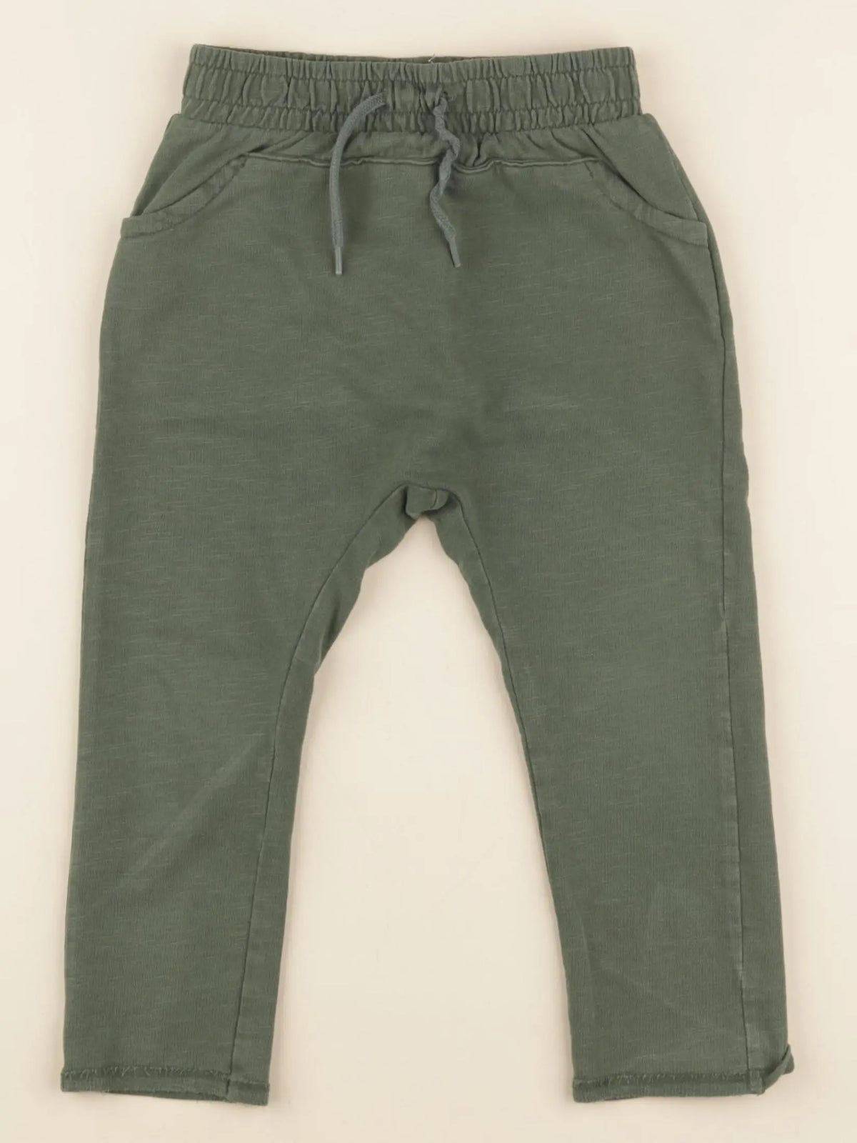 Vertbaudet - pantalon vert - 24 mois