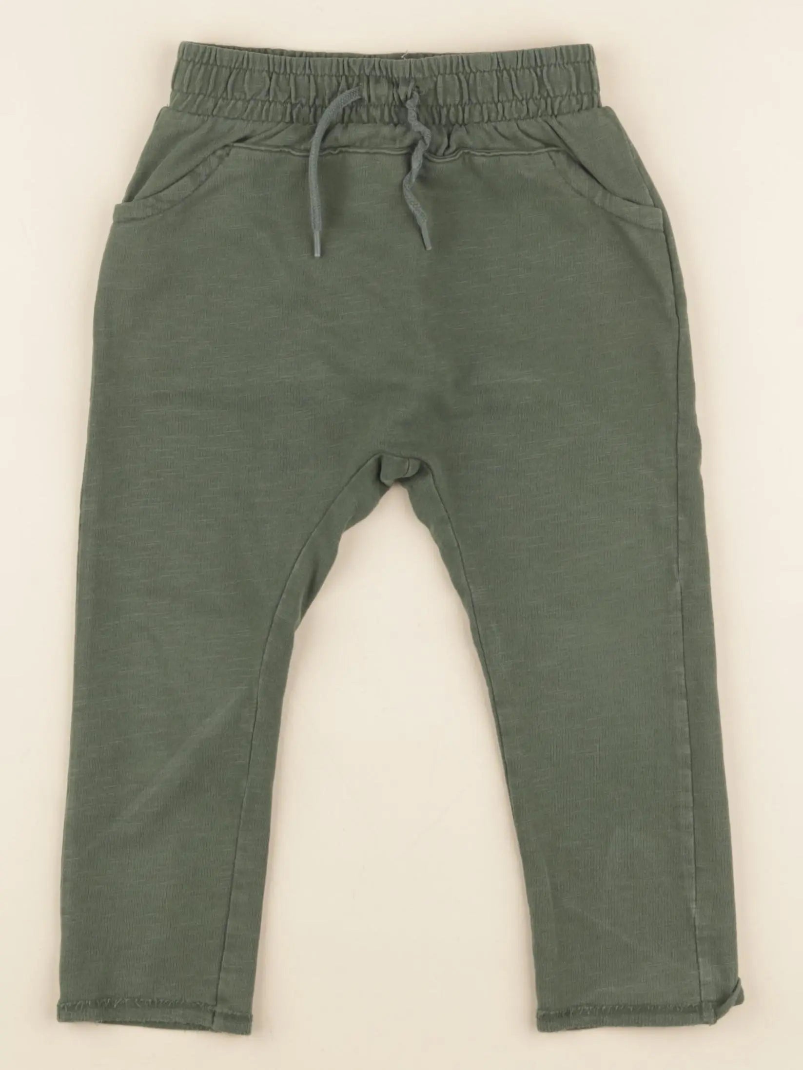 Vertbaudet - pantalon vert - 24 mois