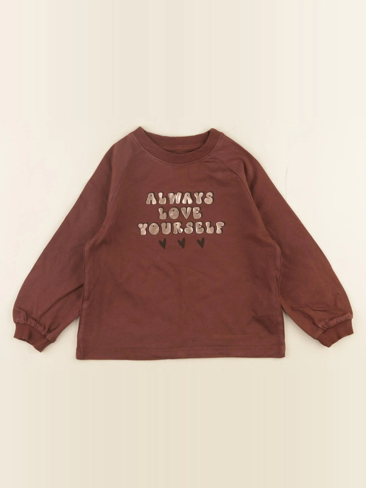 Vertbaudet - tee-shirt marron - 4 ans