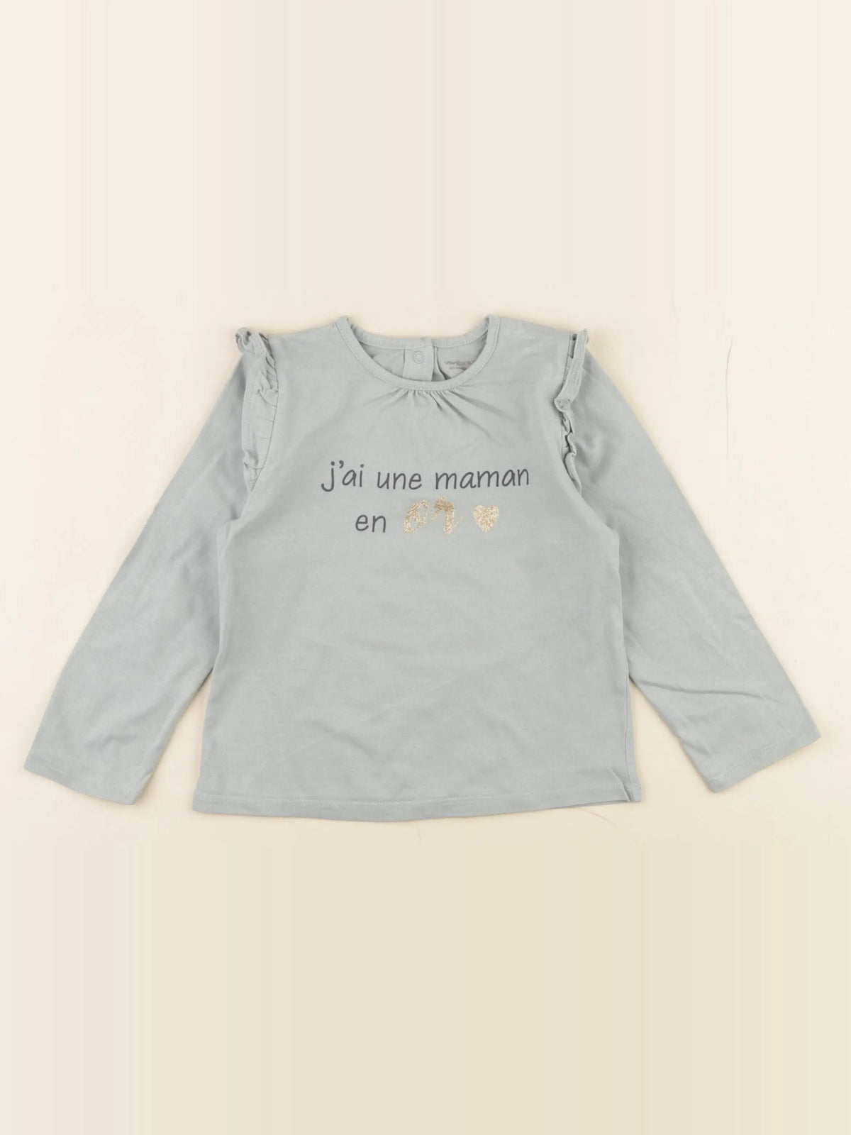 Vertbaudet - tee-shirt vert - 36 mois