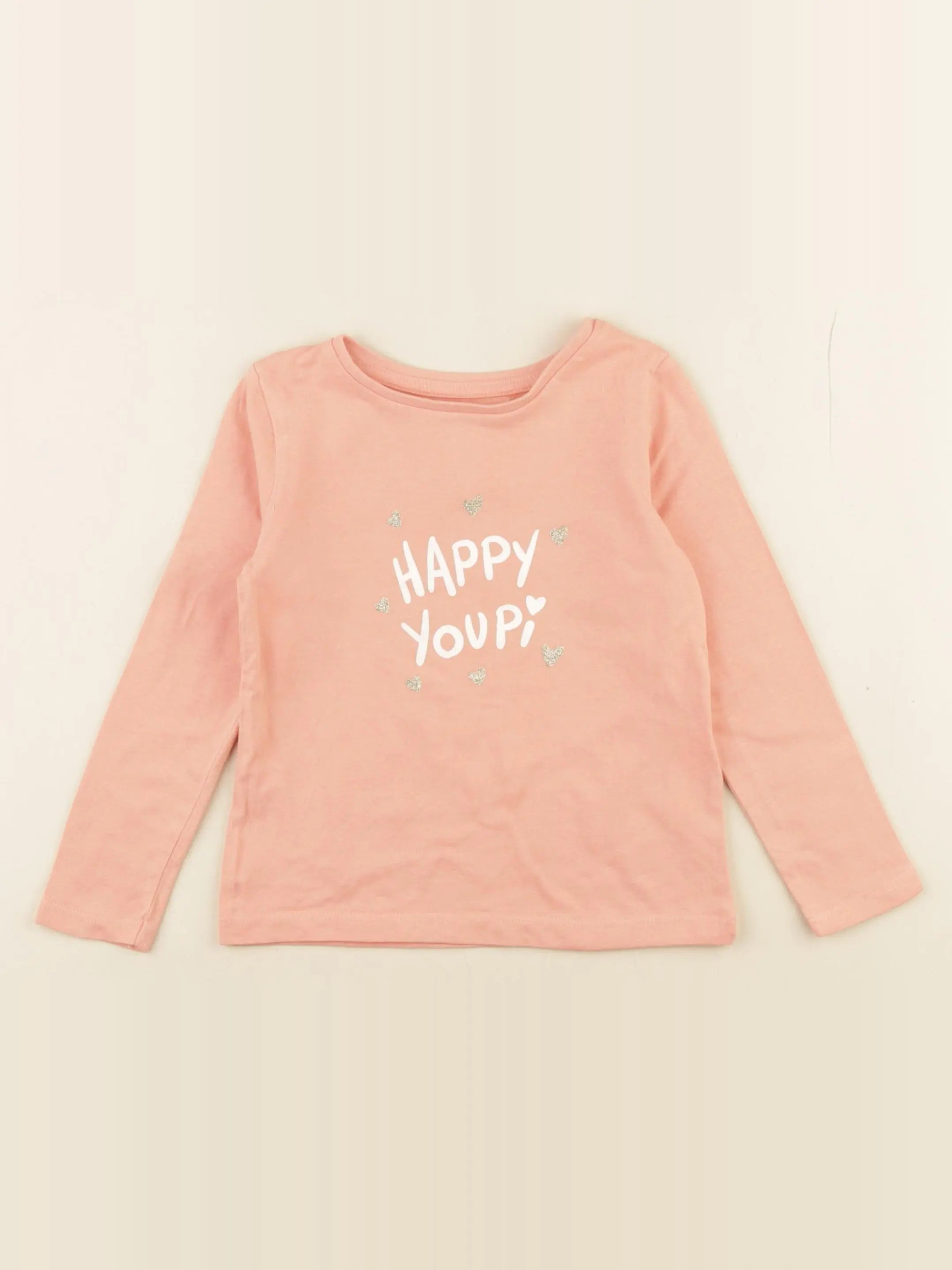 Vertbaudet - tee-shirt orange - 3 ans