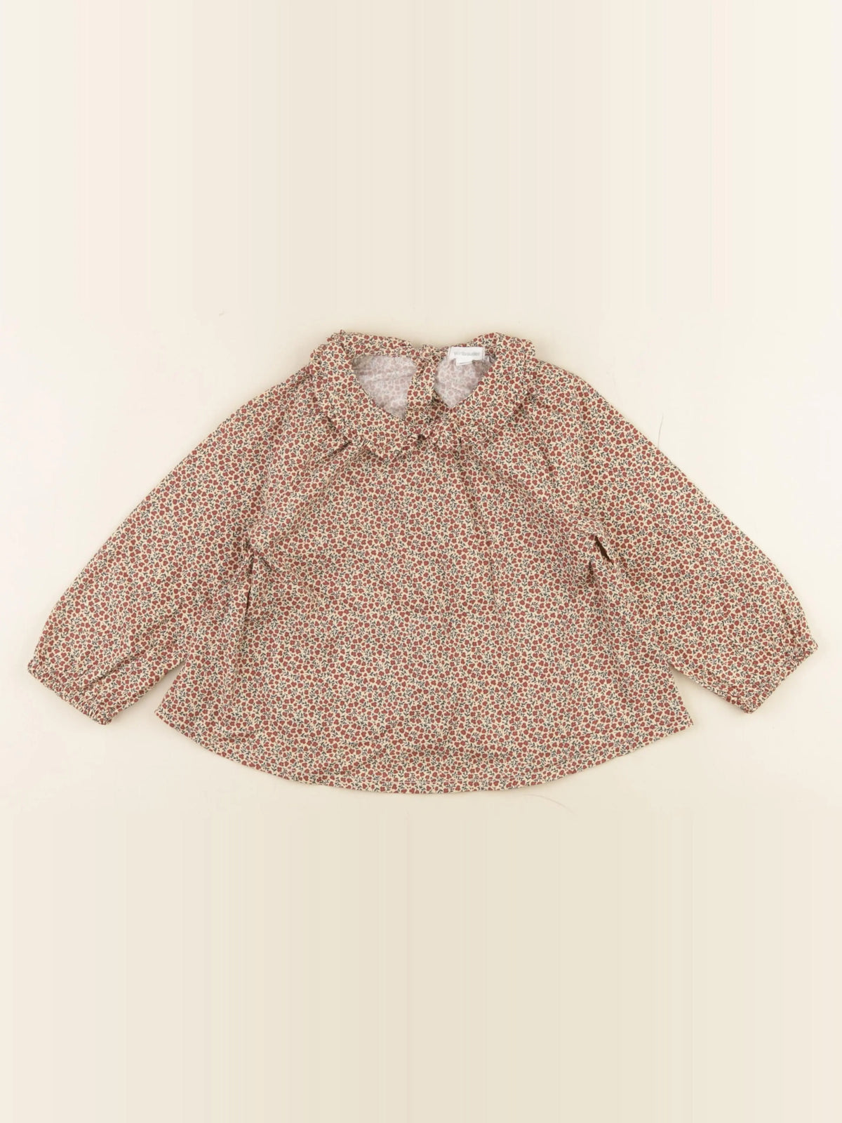 Vertbaudet - blouse beige, marron - 36 mois