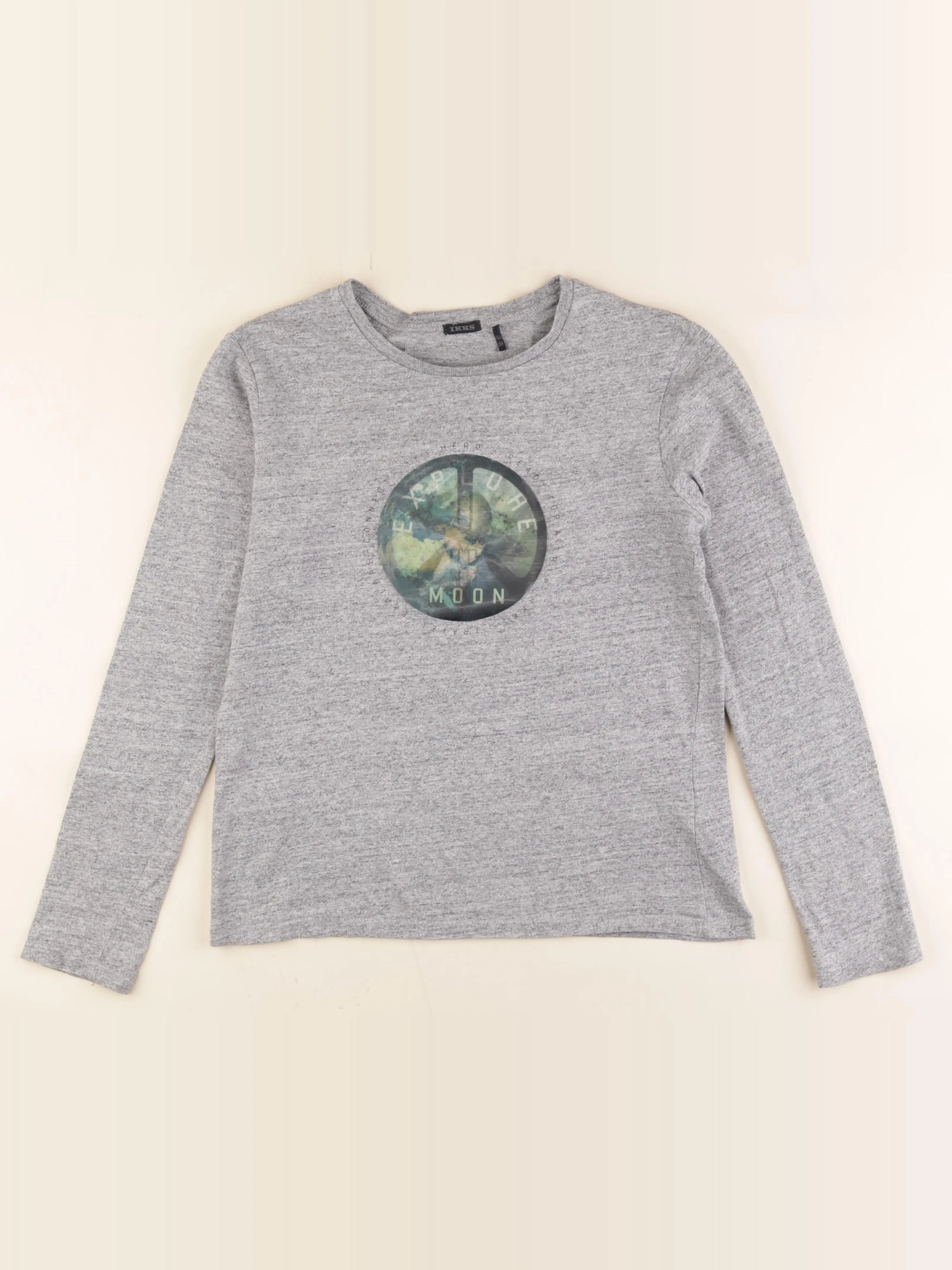 IKKS - tee-shirt gris - 14 ans