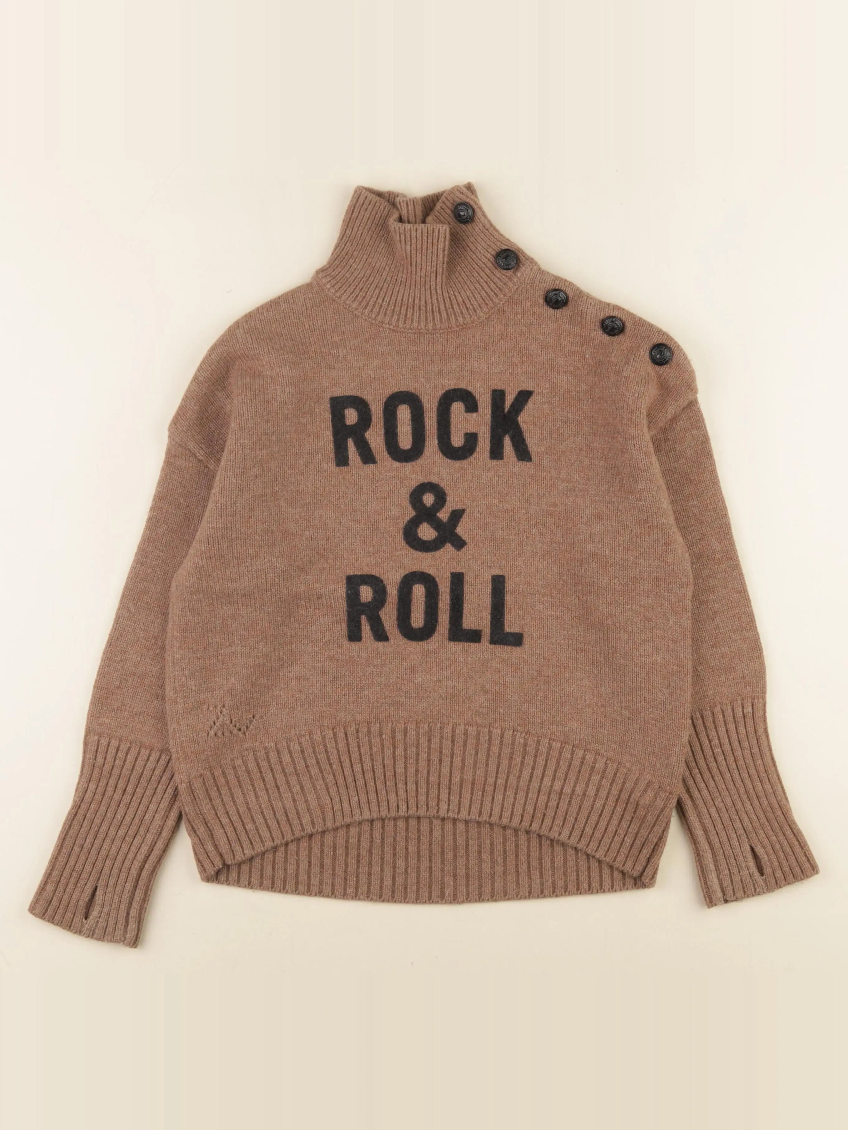 Zadig & Voltaire - pull marron - 10 ans