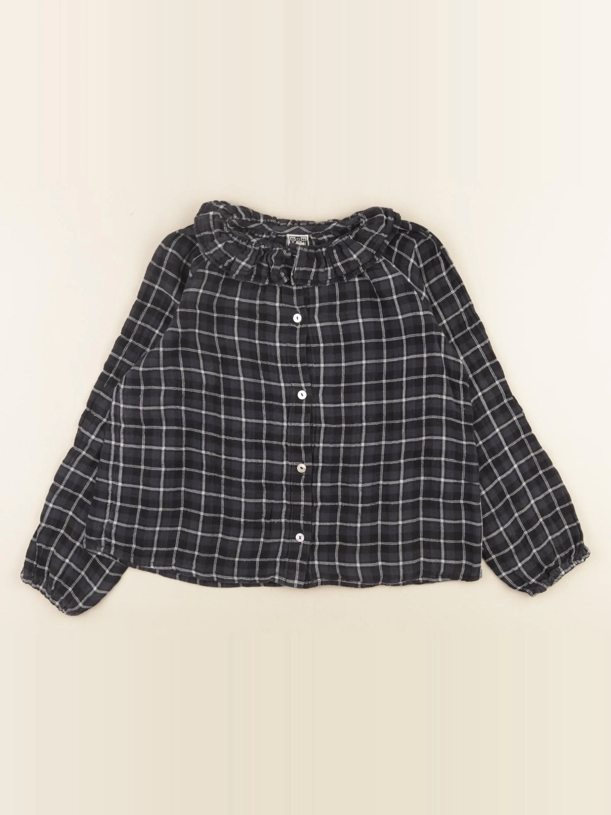 Bonton - blouse gris - 8 ans