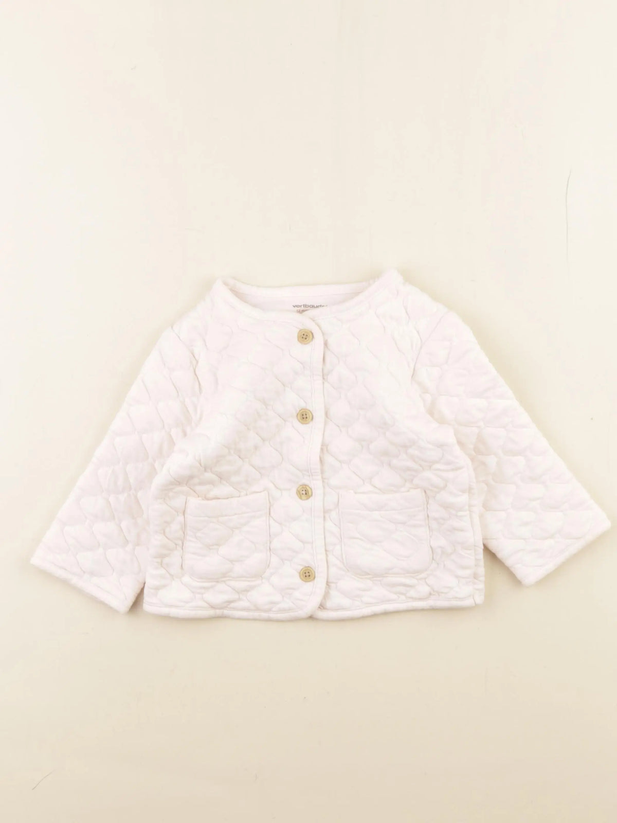 Vertbaudet - sweat rose - 12 mois