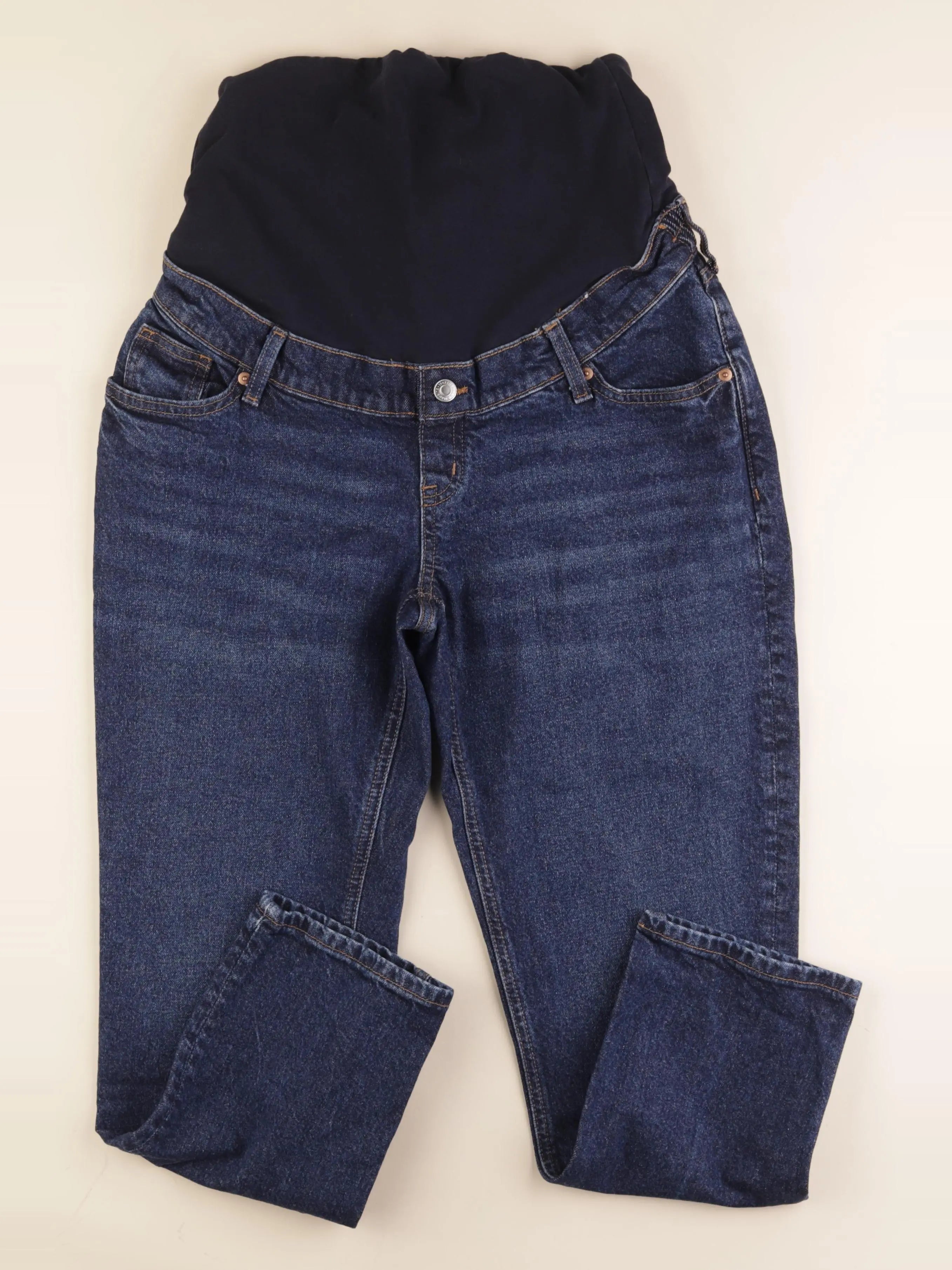 H&M - jean grossesse bleu - m