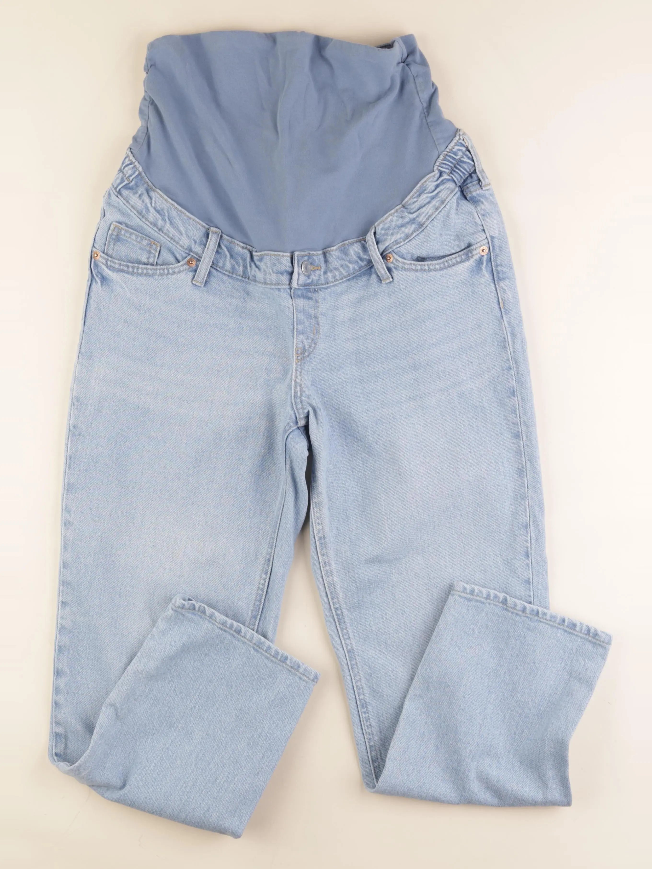 H&M - jean grossesse bleu - m