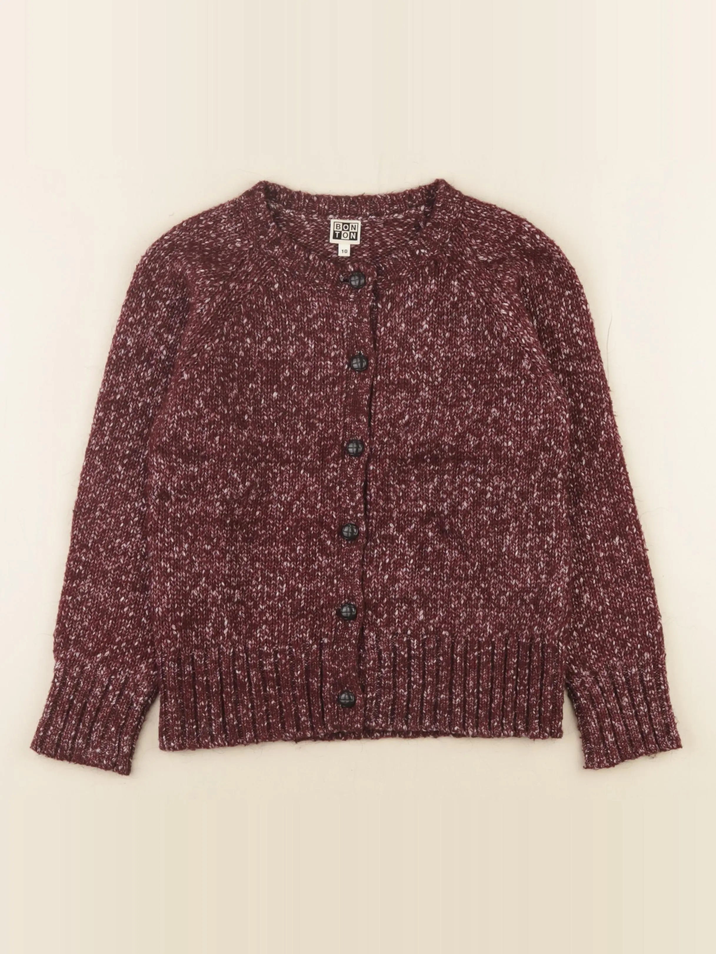 Bonton - gilet violet - 10 ans