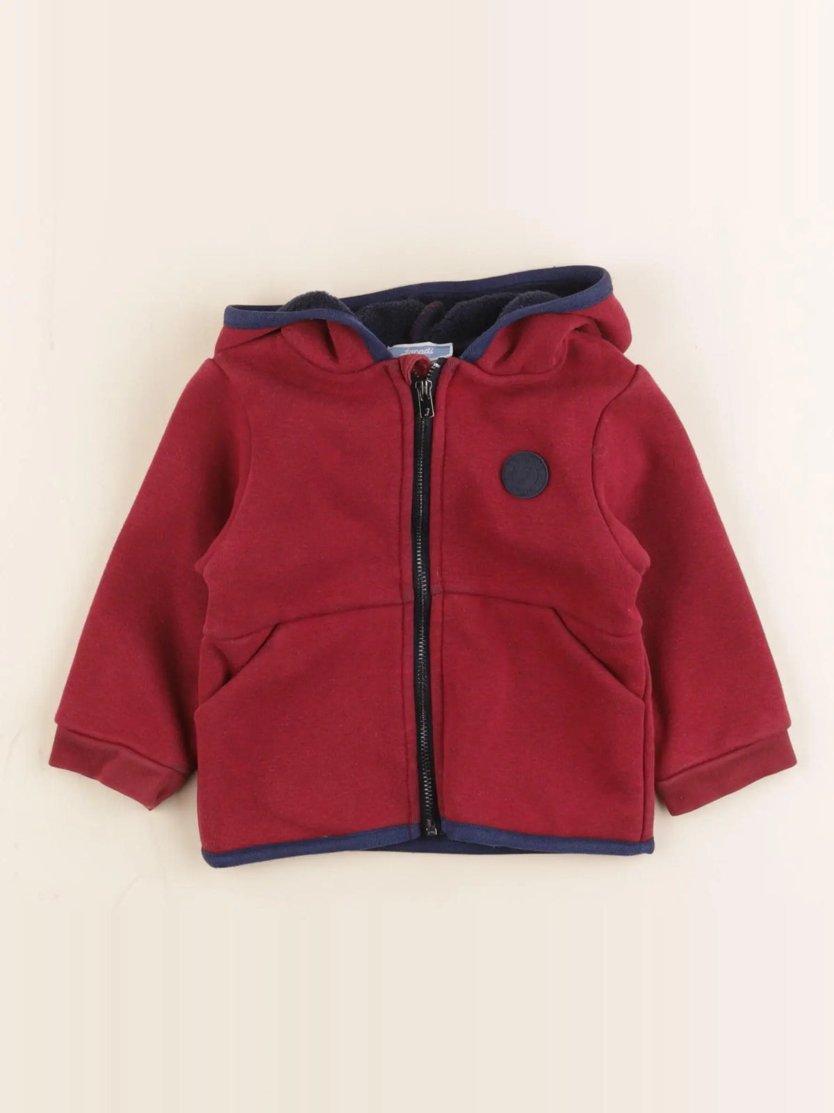 Jacadi - sweat rouge - 12 mois