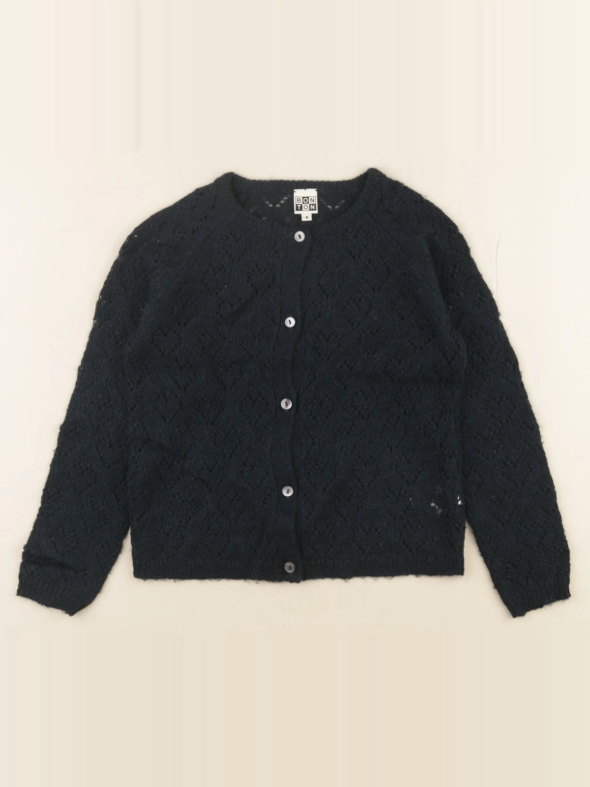 Bonton - gilet bleu - 8 ans