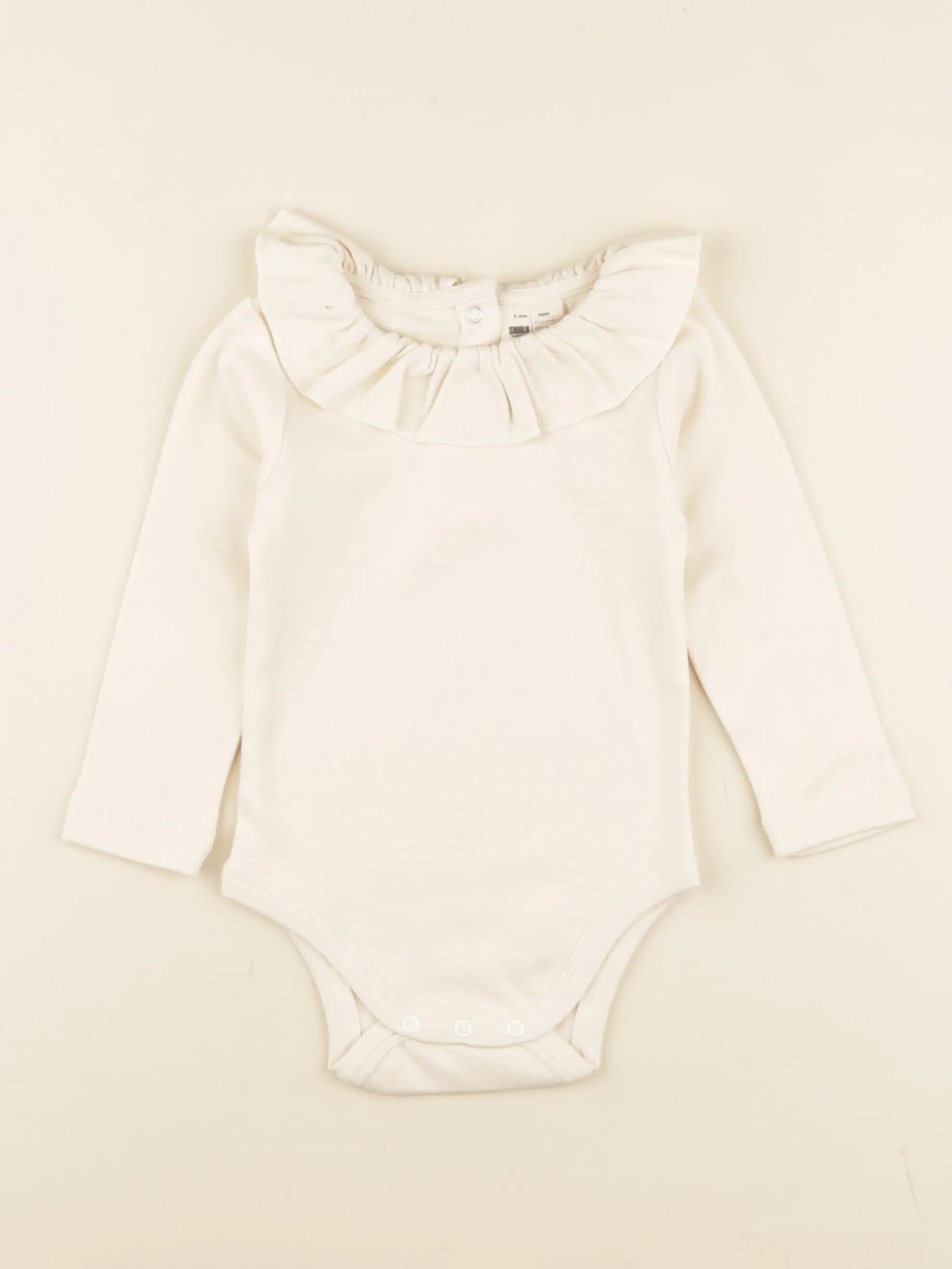 Smala - body à col beige - 2 ans