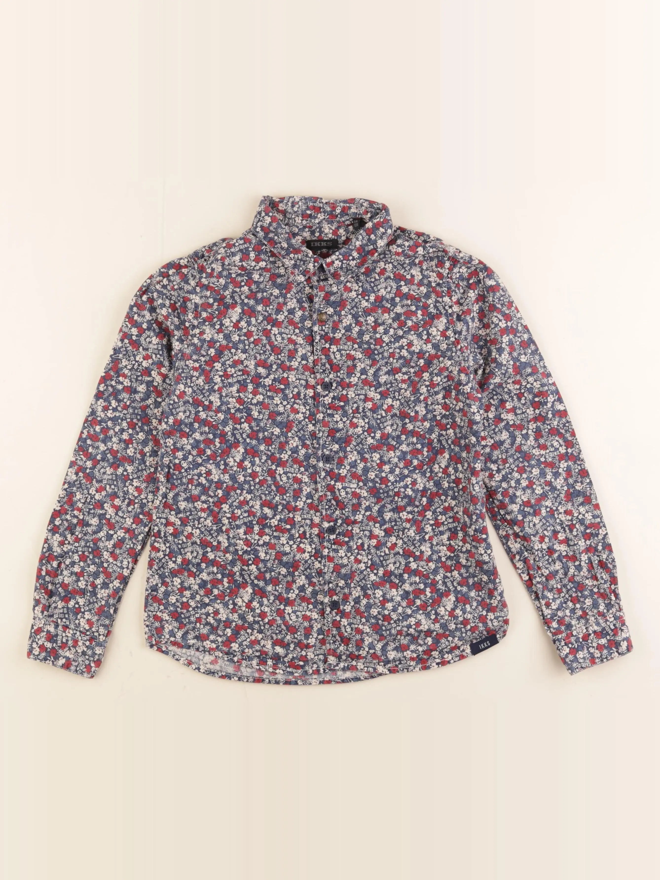 IKKS - chemise bleu - 8 ans
