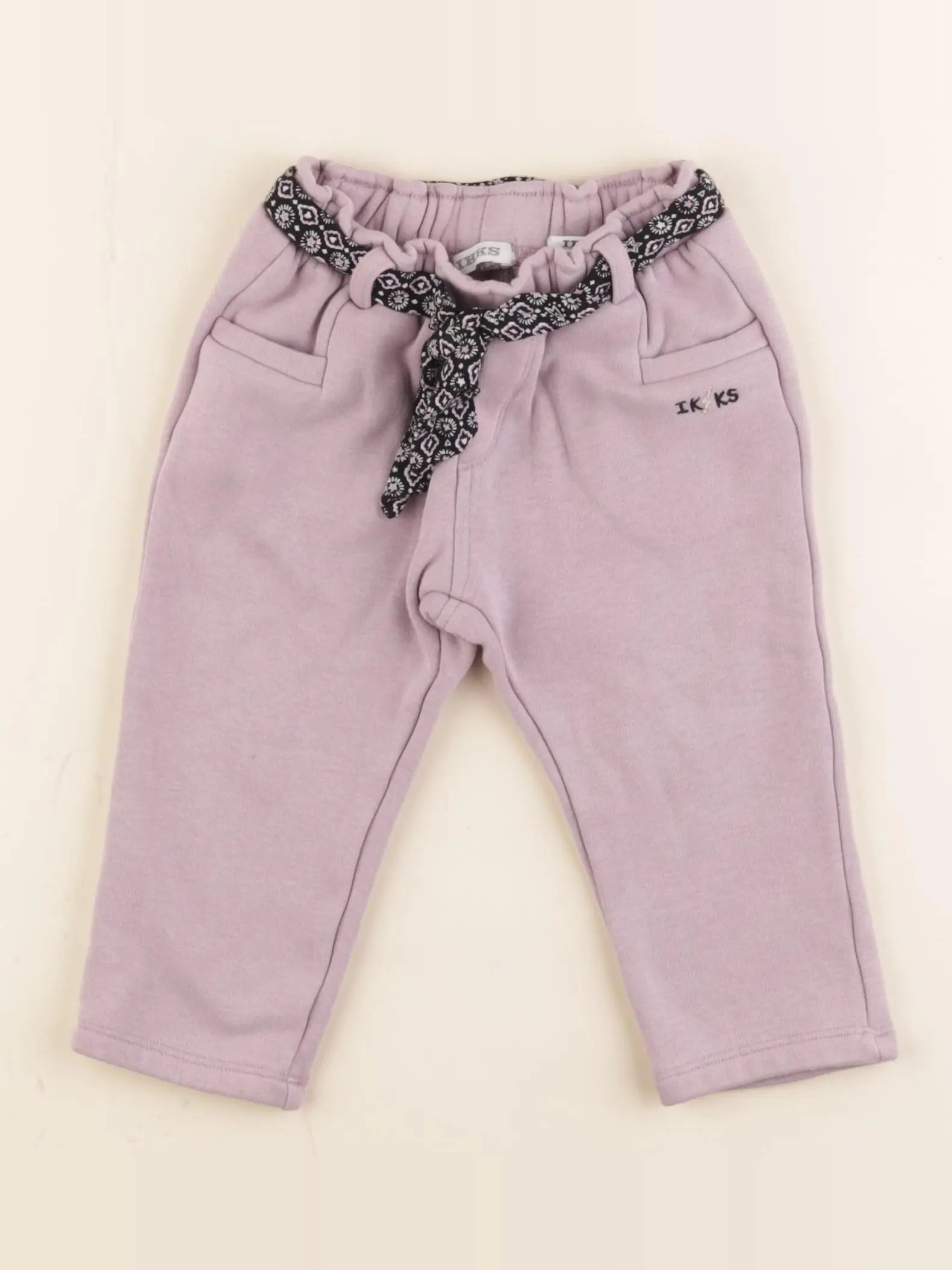 IKKS - jogging doublé violet - 18 mois
