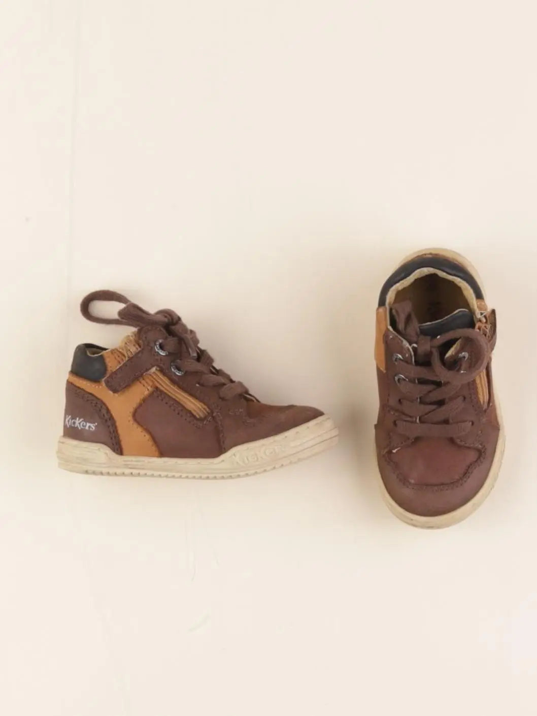 Kickers - bottillons marron - pointure 20