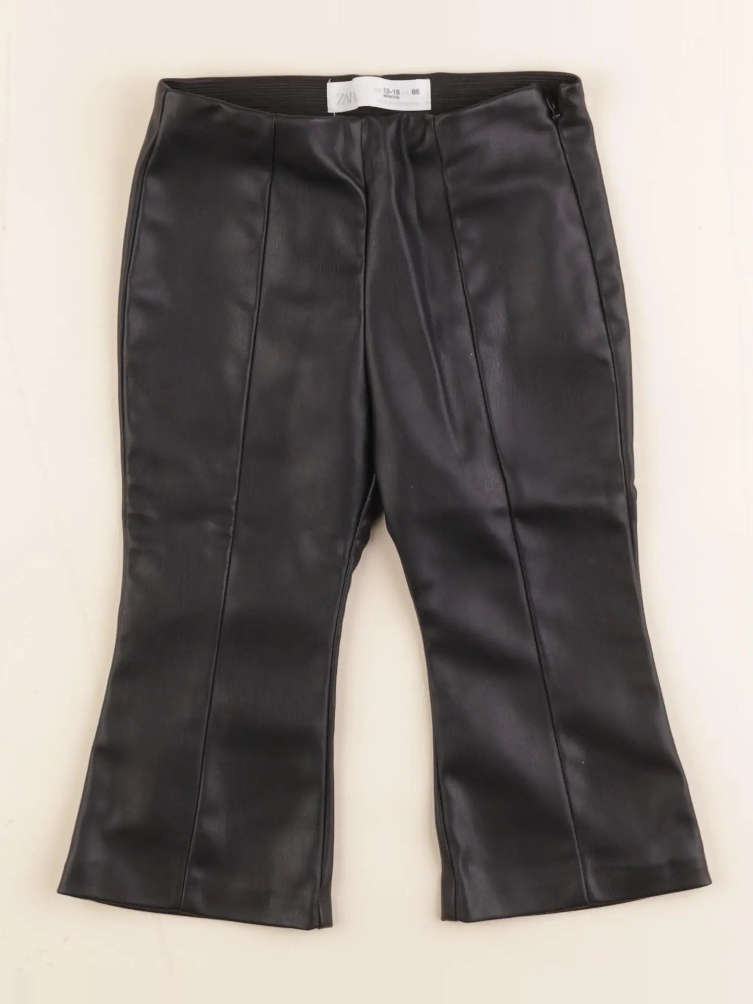 Zara - pantalon noir - 12/18 mois