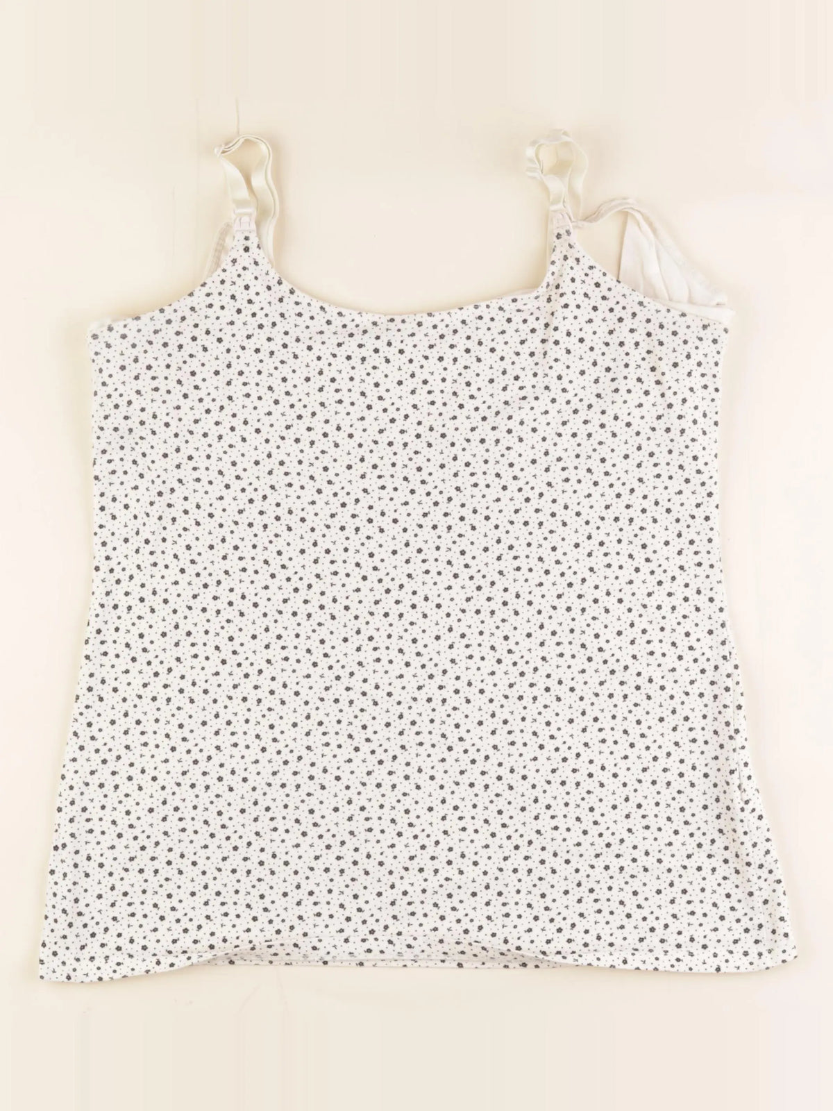 H&M - débardeur grossesse, allaitement beige - m